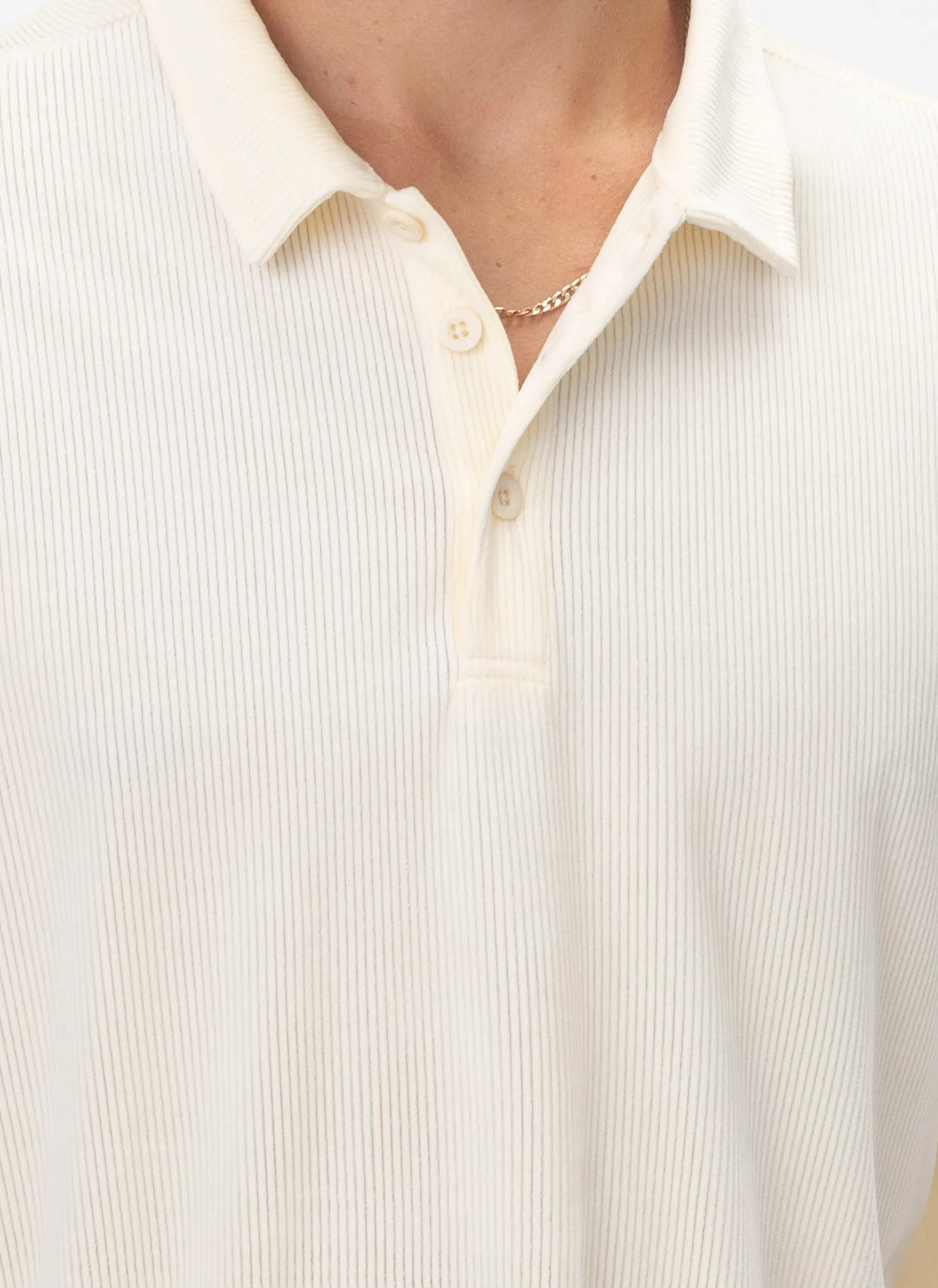 Velour Cord Polo Lemon sold by Barney Cools product image thumbnail 3