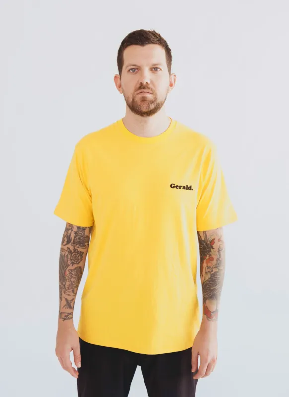 Gerald Tee Yellow sold by Barney Cools