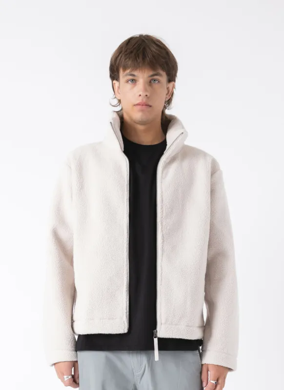 Sherpa Zip Jacket Natural sold by Barney Cools