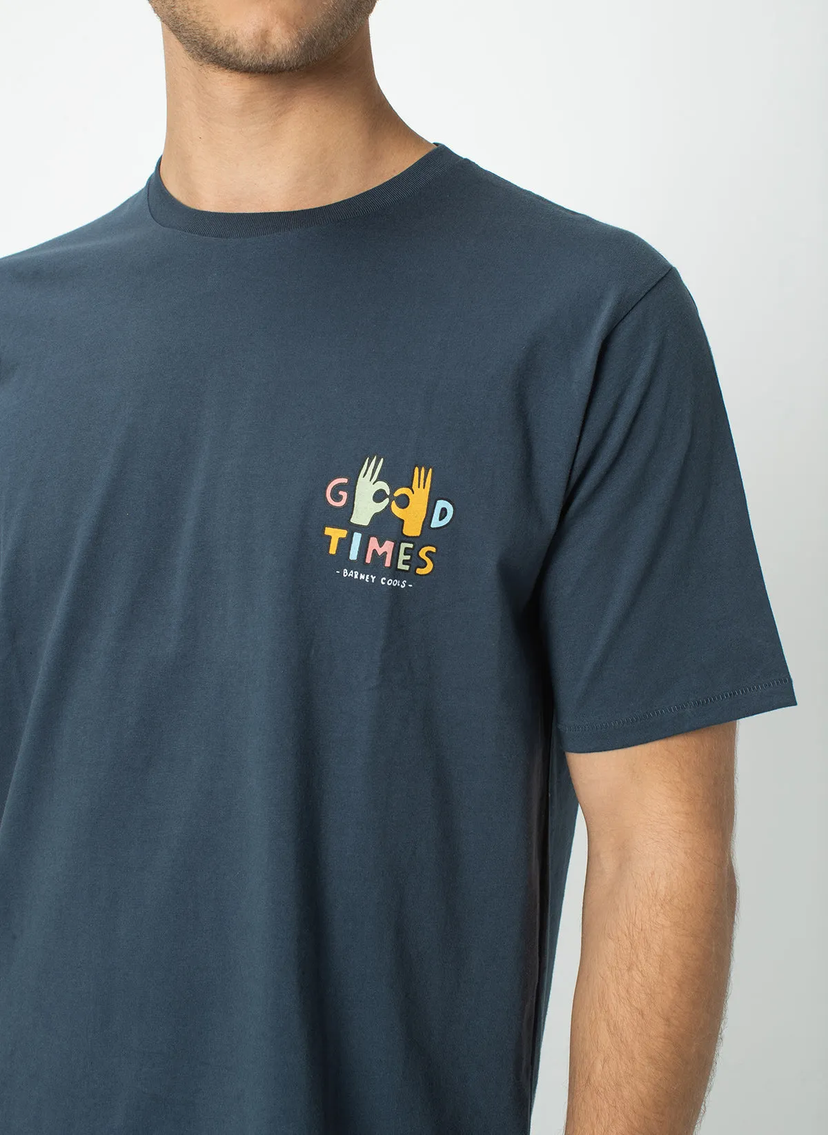 Good Times Tee Slate sold by Barney Cools product image thumbnail 2