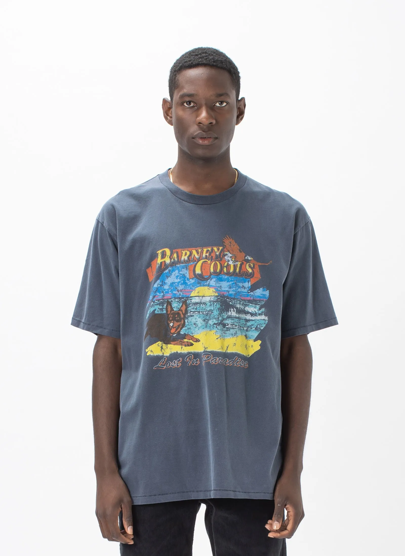 Lost Paradise Tee Vintage Navy sold by Barney Cools product image thumbnail 2