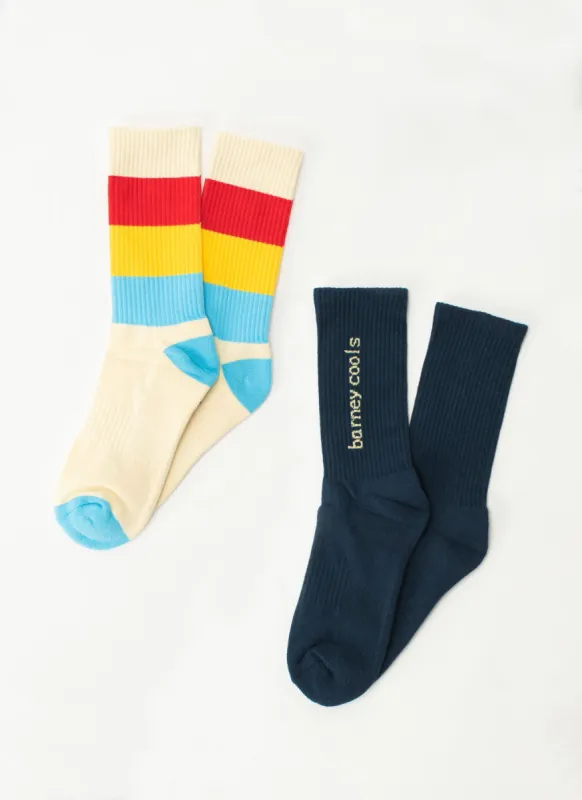 B.Cools 2-Pack Sock Stripe/Navy sold by Barney Cools