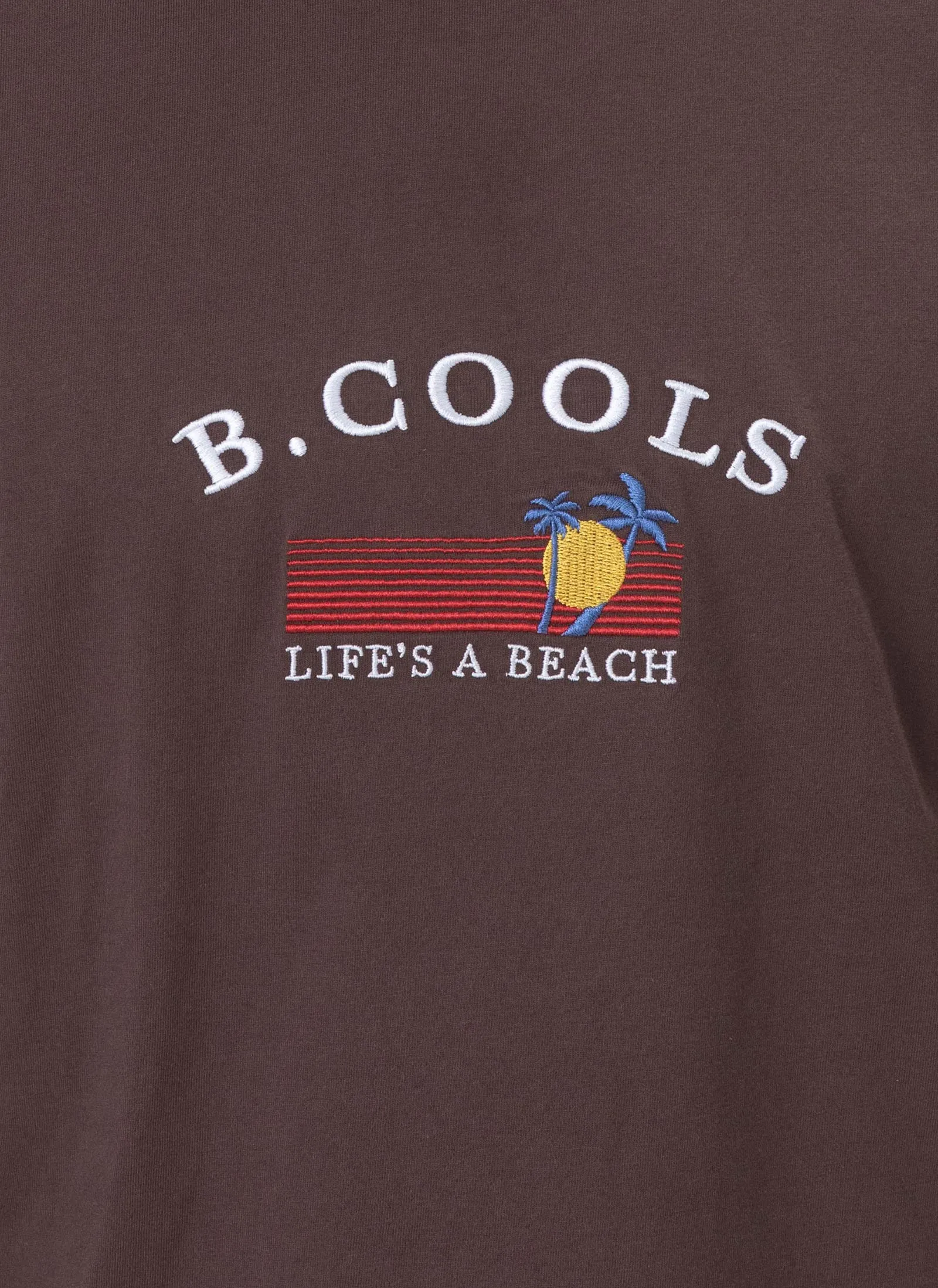 Beach Life Tee Tobacco sold by Barney Cools product image thumbnail 2