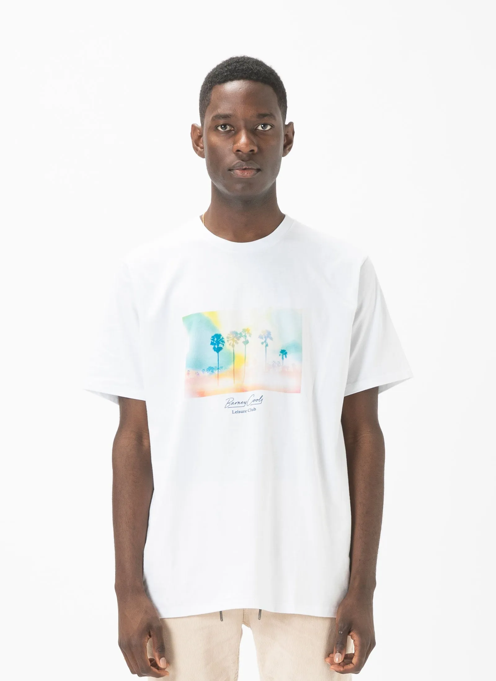 Postcard Tee White sold by Barney Cools