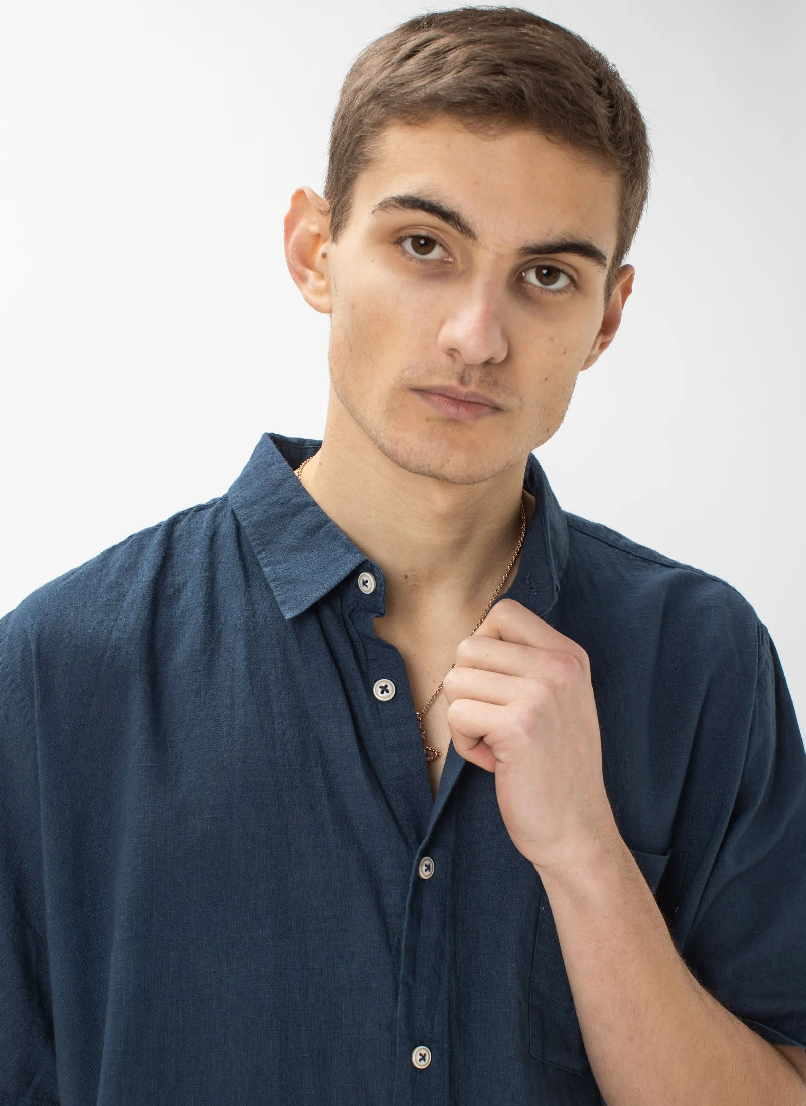 Holiday Shirt Slate Slub sold by Barney Cools product image thumbnail 5