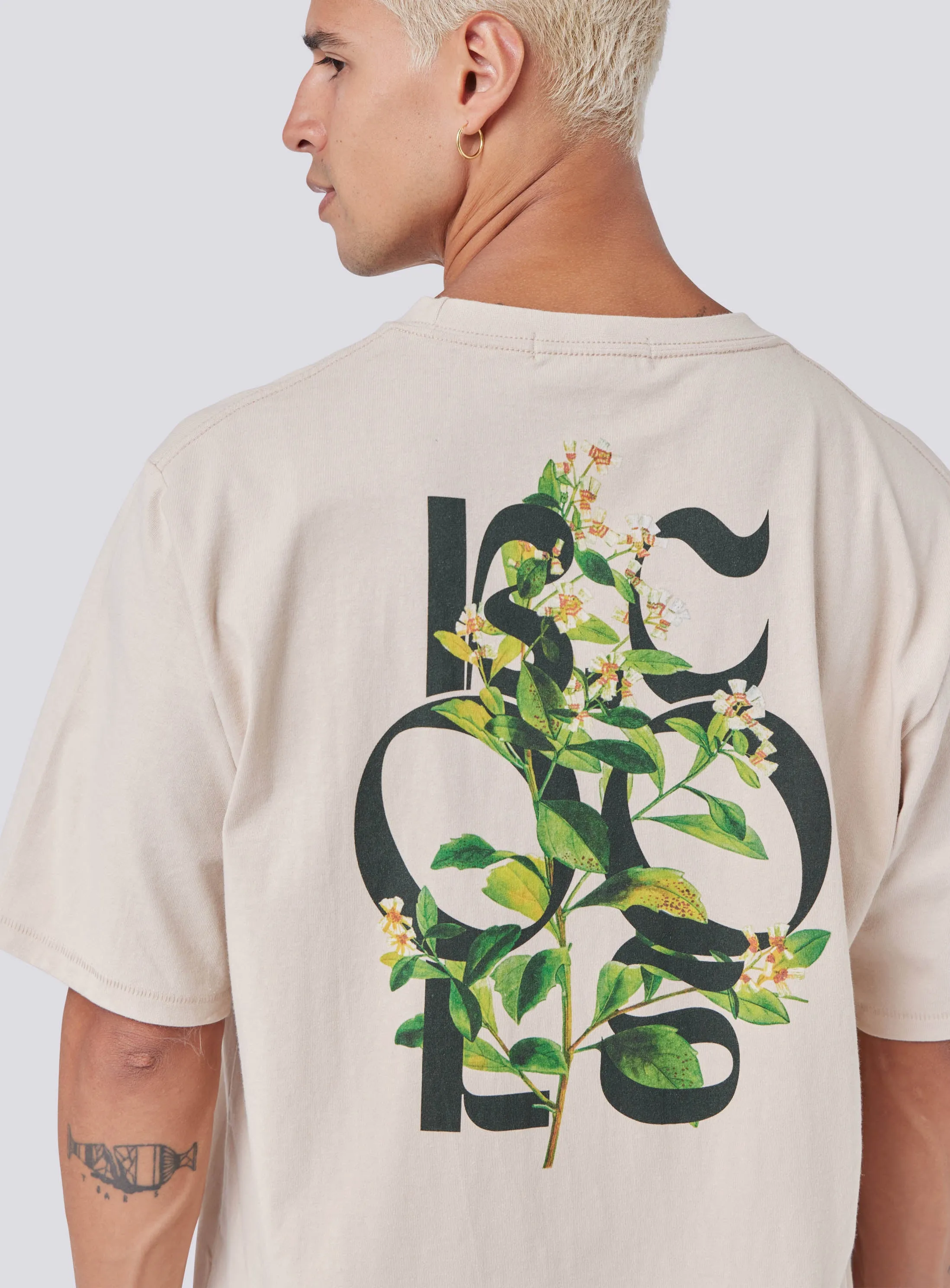 Botanic Homie Tee Sandstone sold by Barney Cools