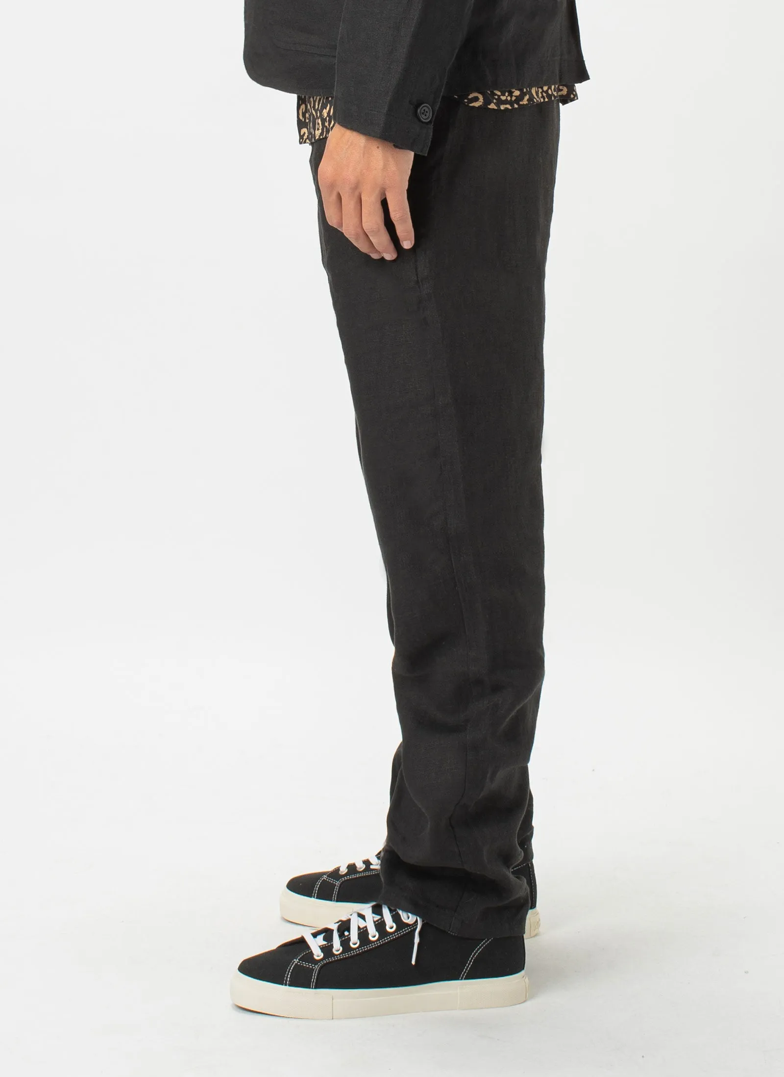 B.Relaxed Pant Black Linen sold by Barney Cools product image thumbnail 3