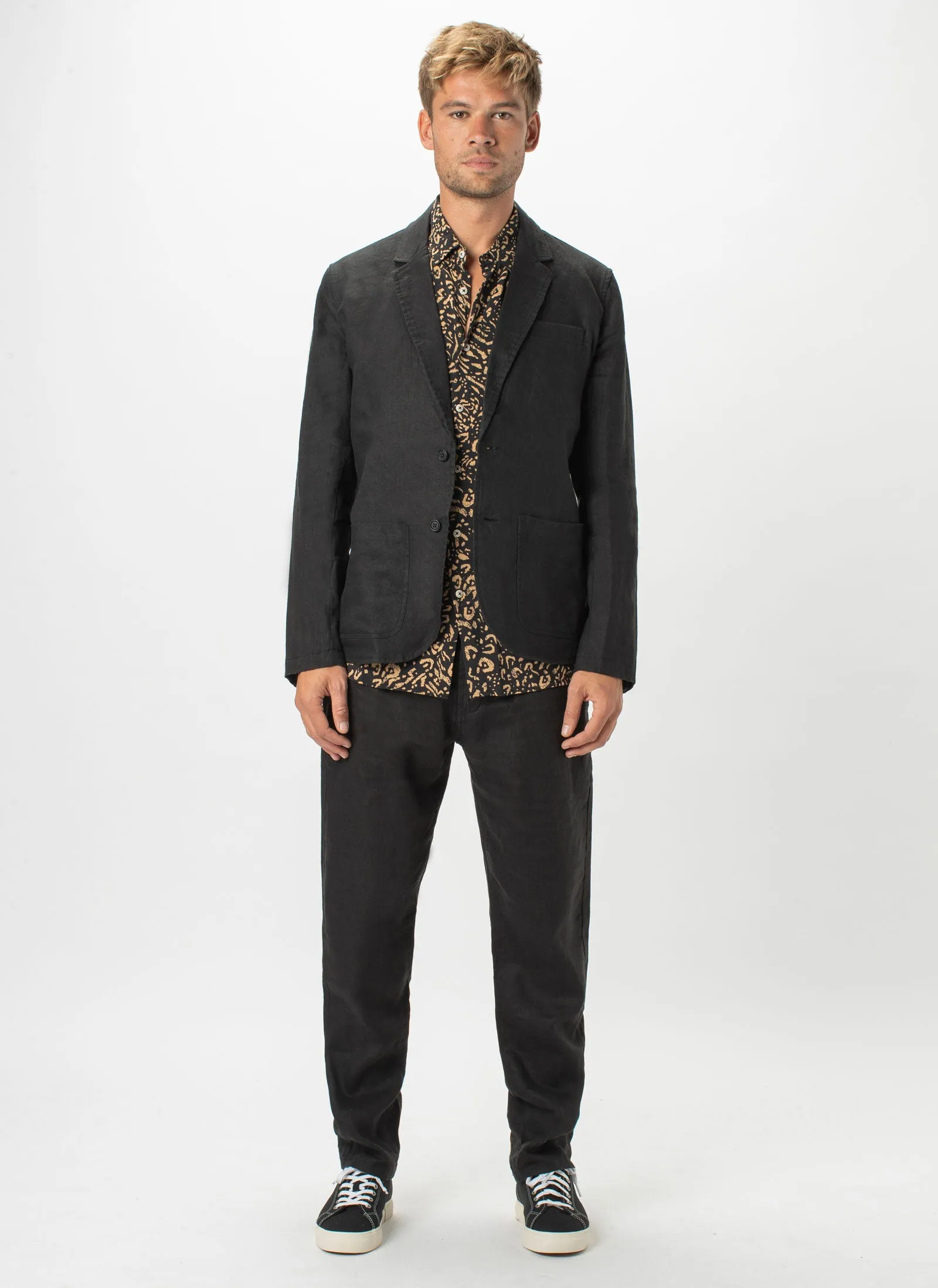 B.Relaxed Pant Black Linen sold by Barney Cools product image thumbnail 5