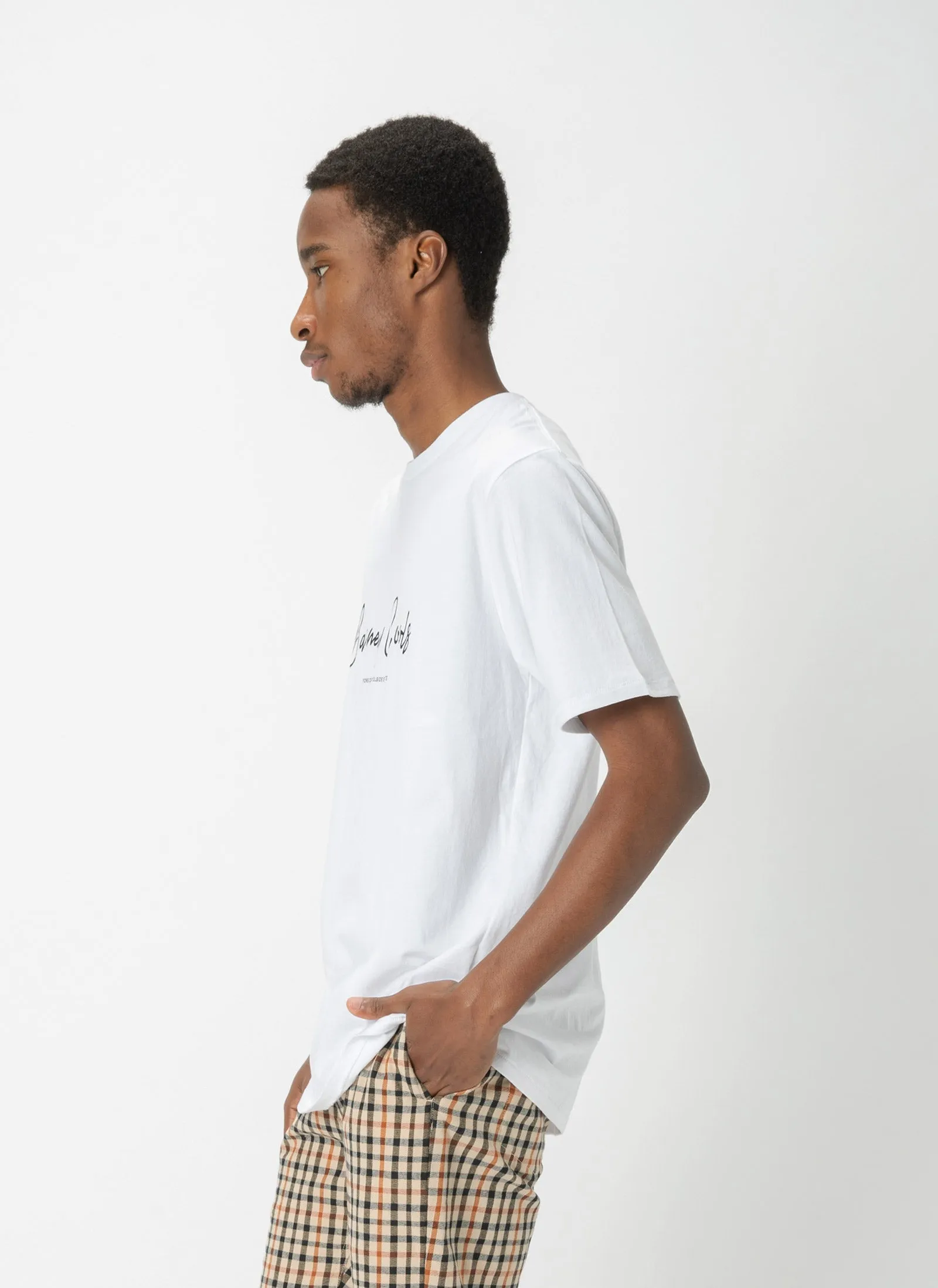 Barney Cools Script Tee White sold by Barney Cools product image thumbnail 3