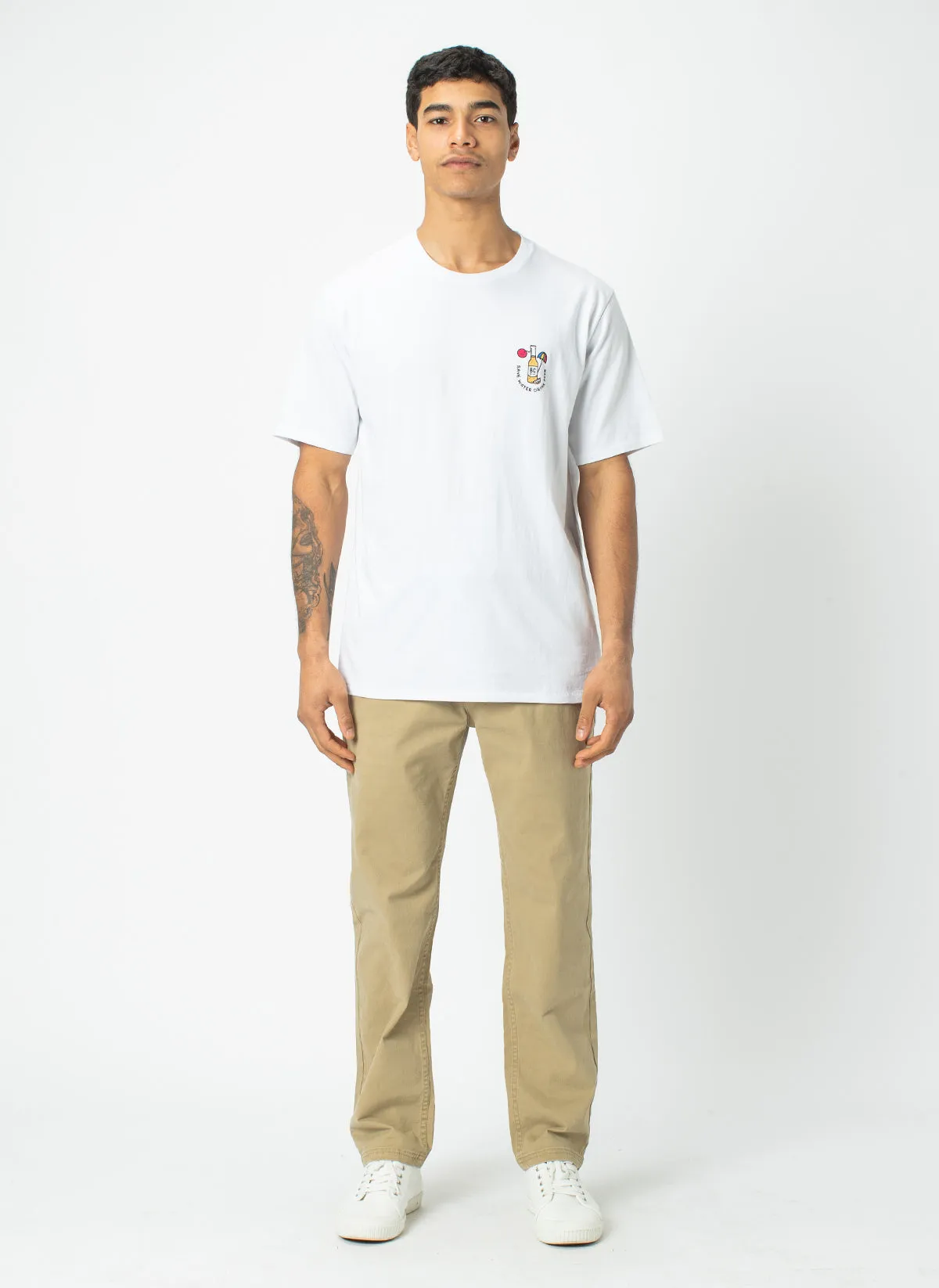 Drink Beer Tee White sold by Barney Cools product image thumbnail 5