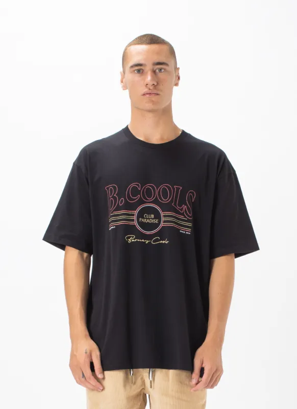 Vintage Club Tee Black sold by Barney Cools