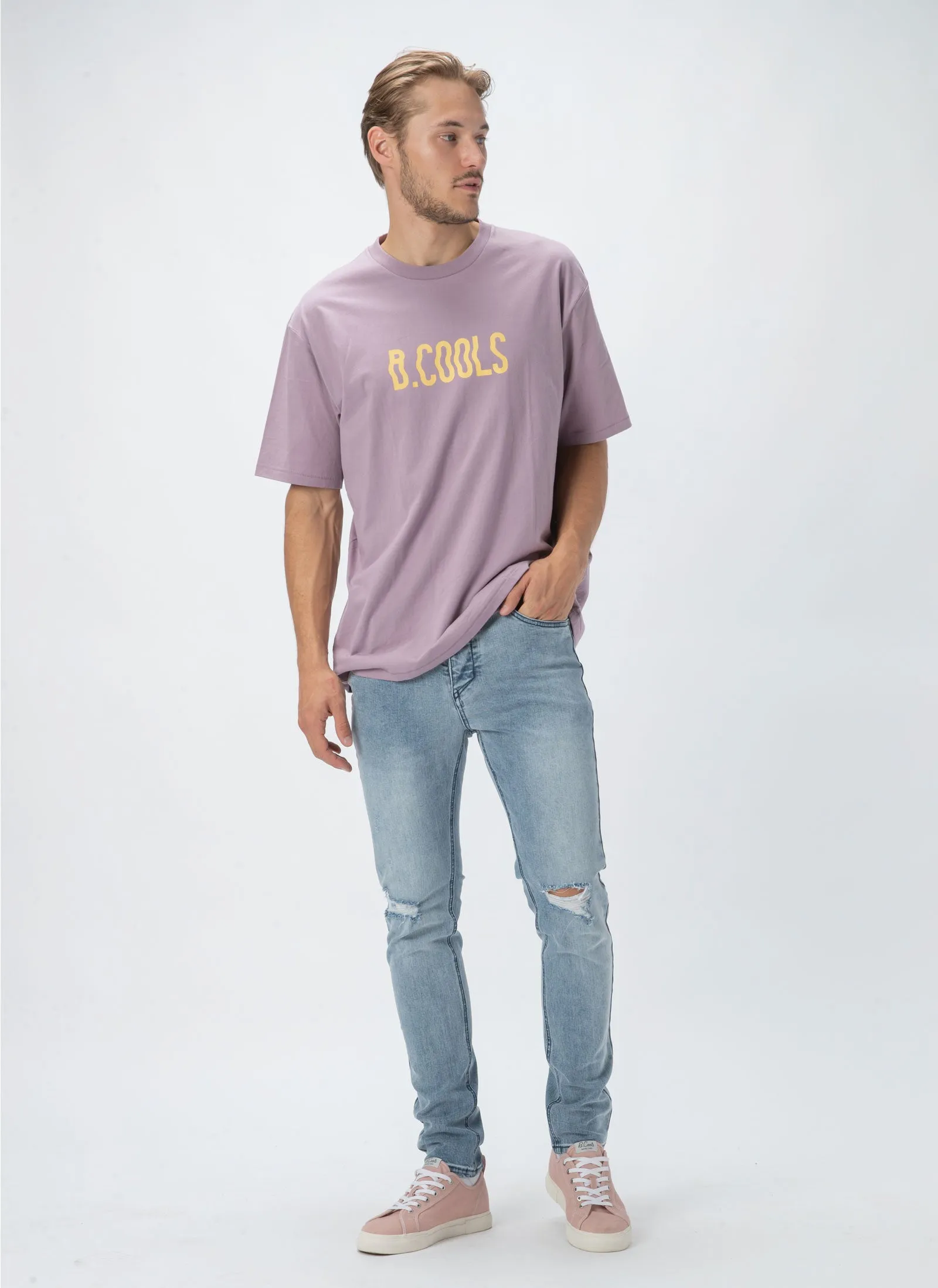 Homie Tee Lilac sold by Barney Cools product image thumbnail 5