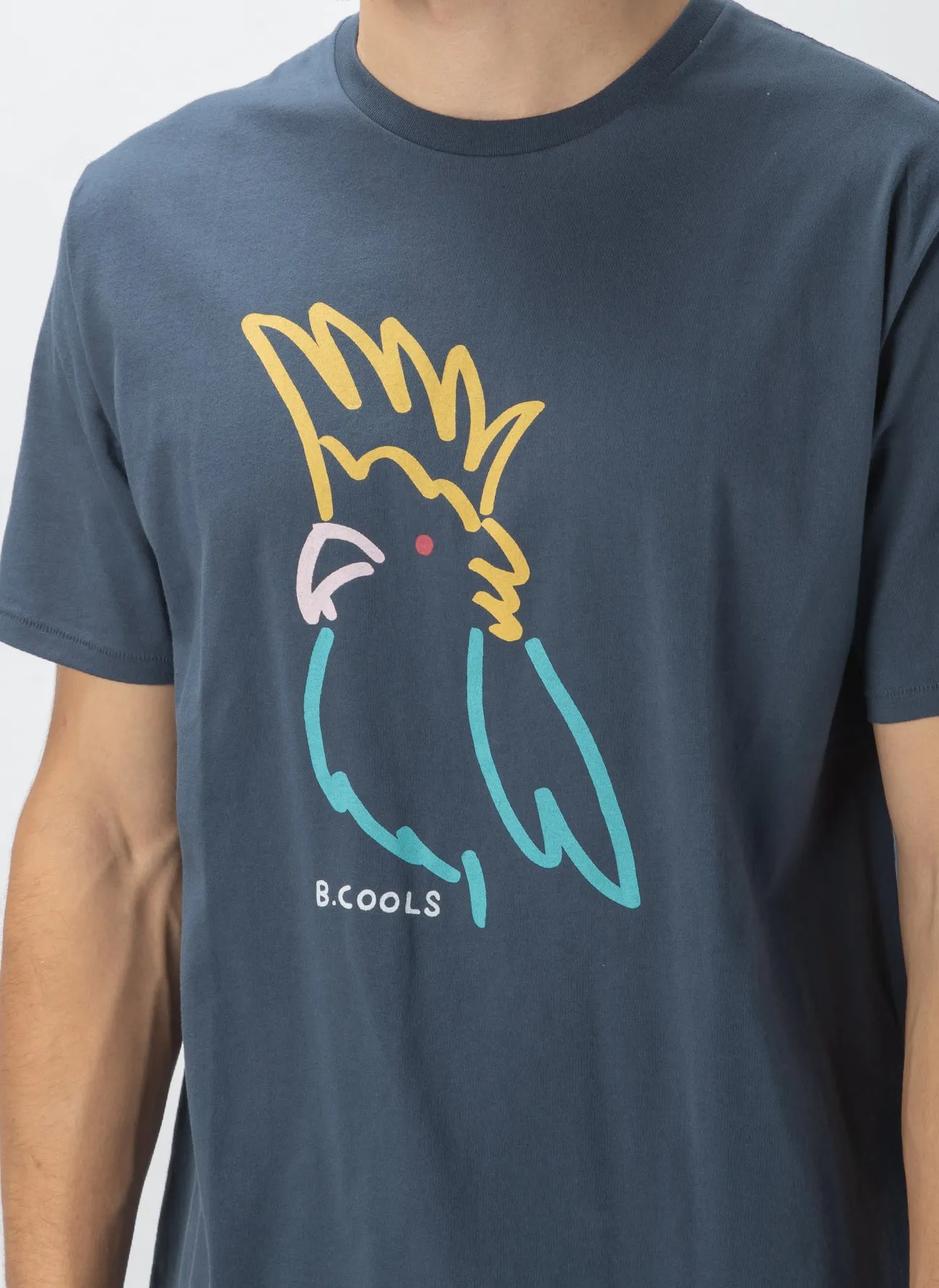 Cockatoo Tee Slate sold by Barney Cools product image thumbnail 2