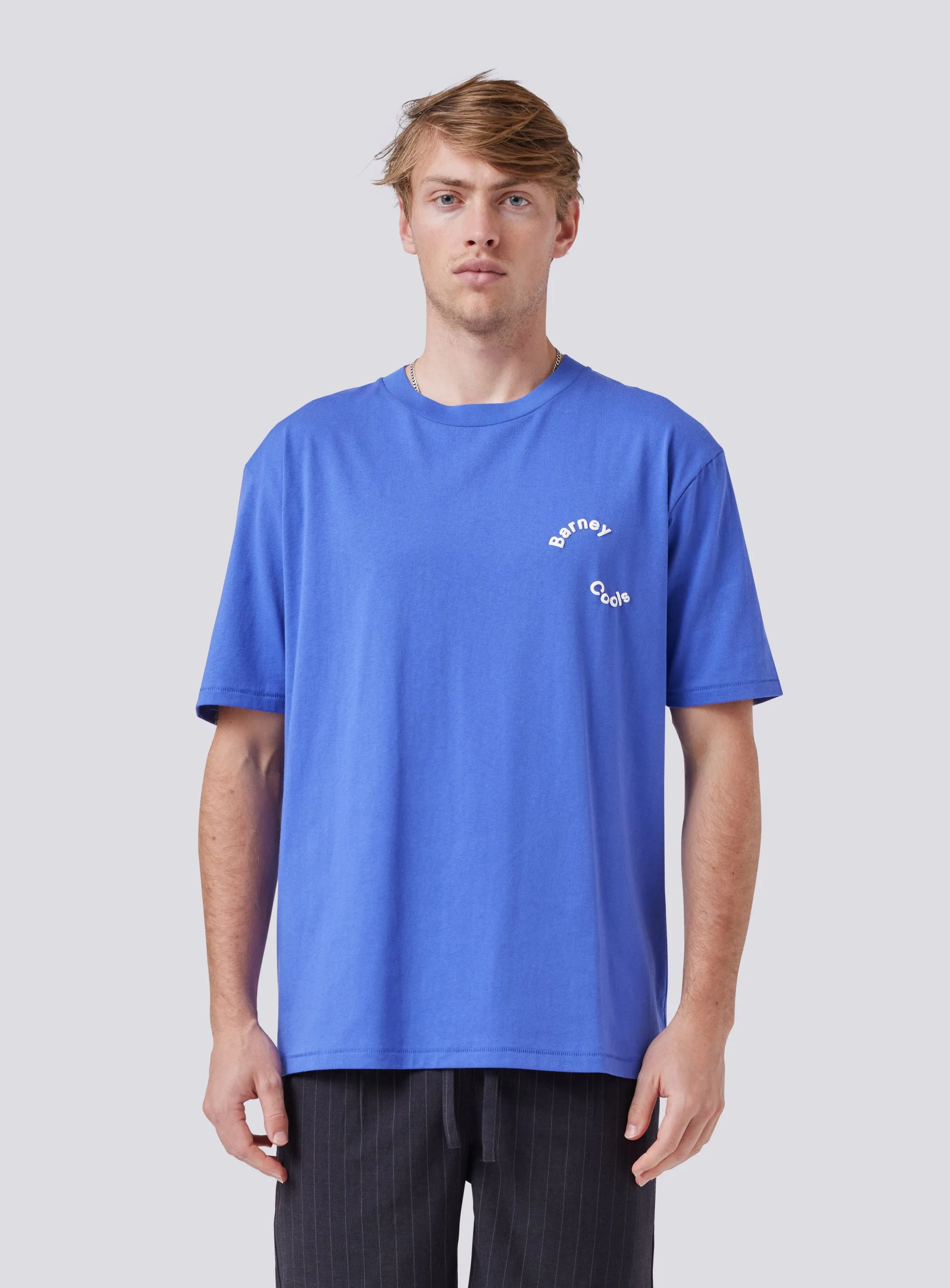Path Tee Cyber Blue sold by Barney Cools