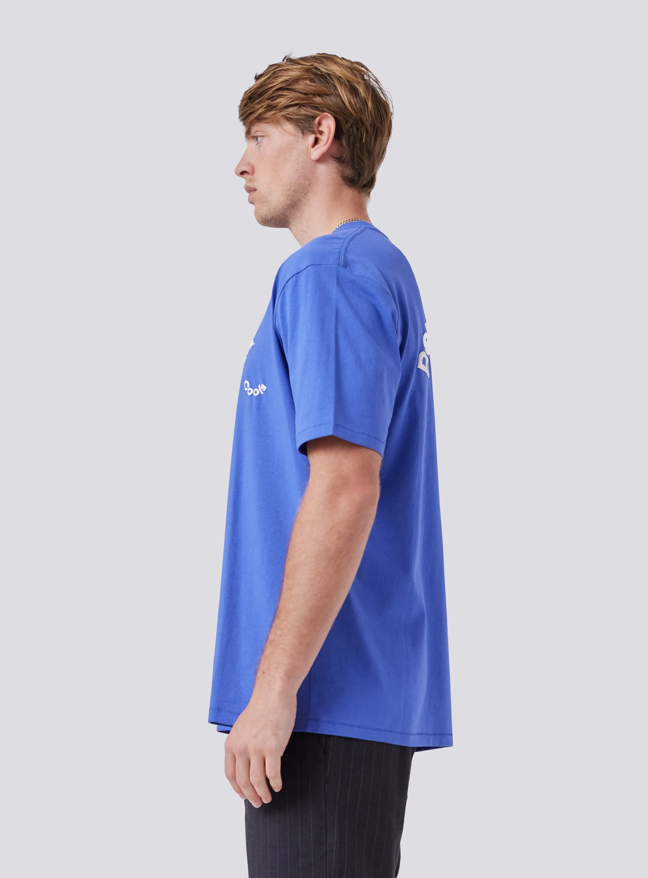 Path Tee Cyber Blue sold by Barney Cools product image thumbnail 5