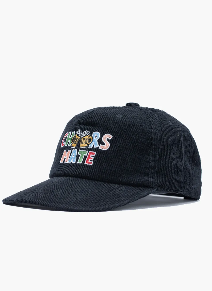 Cheers Mate Cap Black Cord sold by Barney Cools product image thumbnail 3