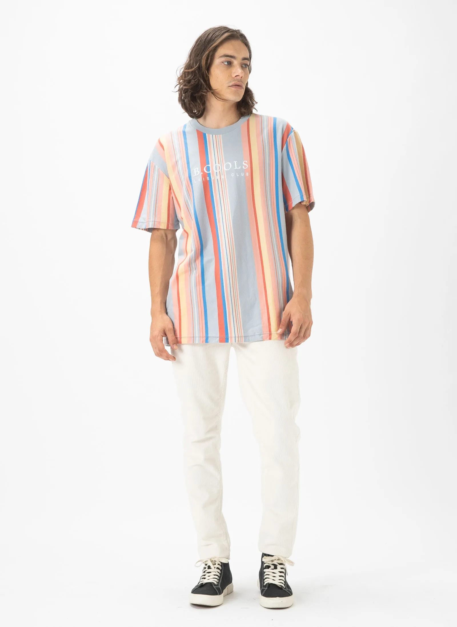 Leisure Club Heritage Tee Summer Stripe sold by Barney Cools product image thumbnail 5