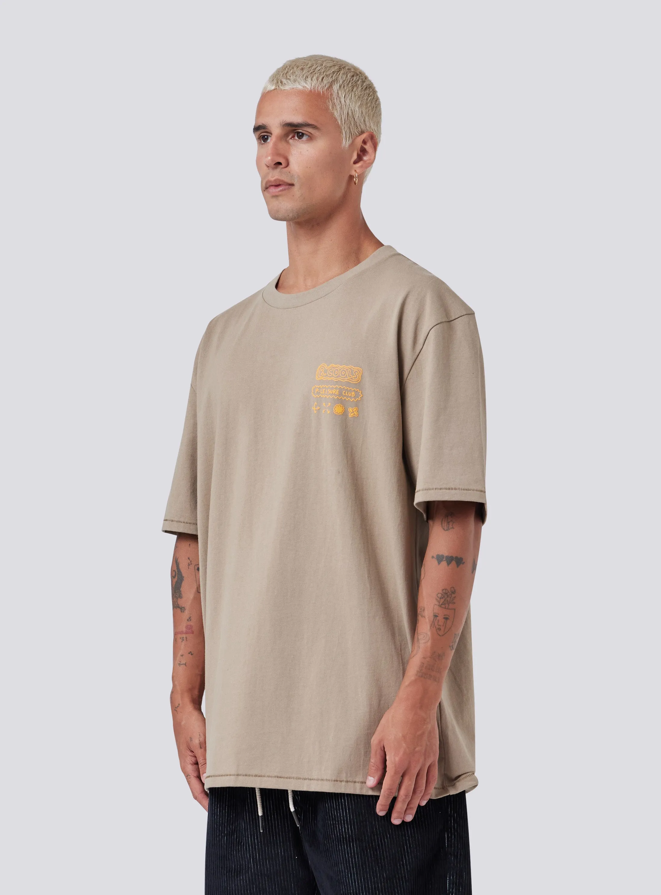 Nu Disco Homie Tee Pewter sold by Barney Cools product image thumbnail 5