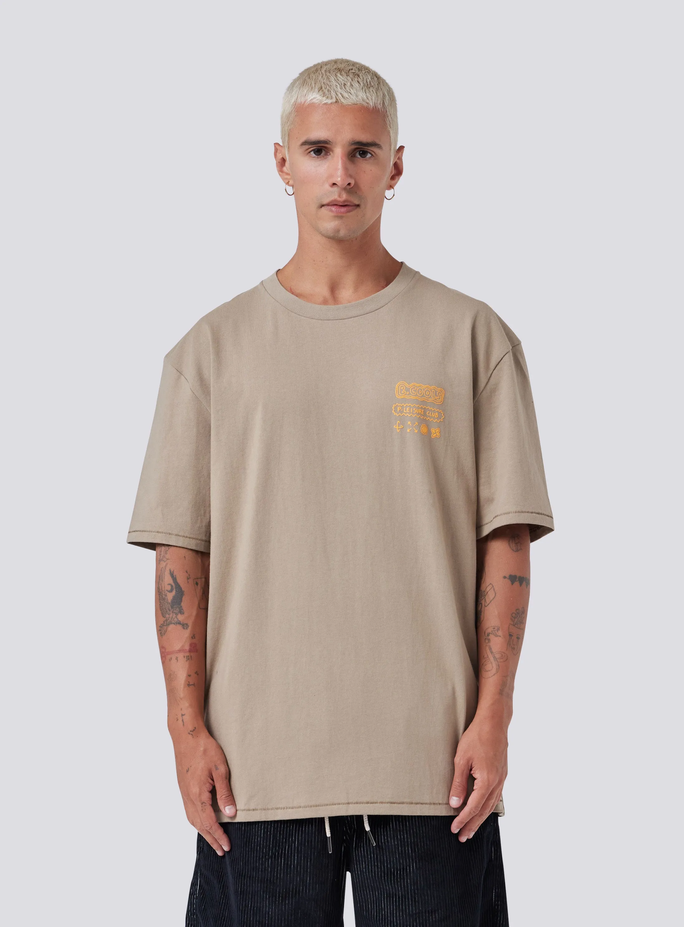 Nu Disco Homie Tee Pewter sold by Barney Cools product image thumbnail 4