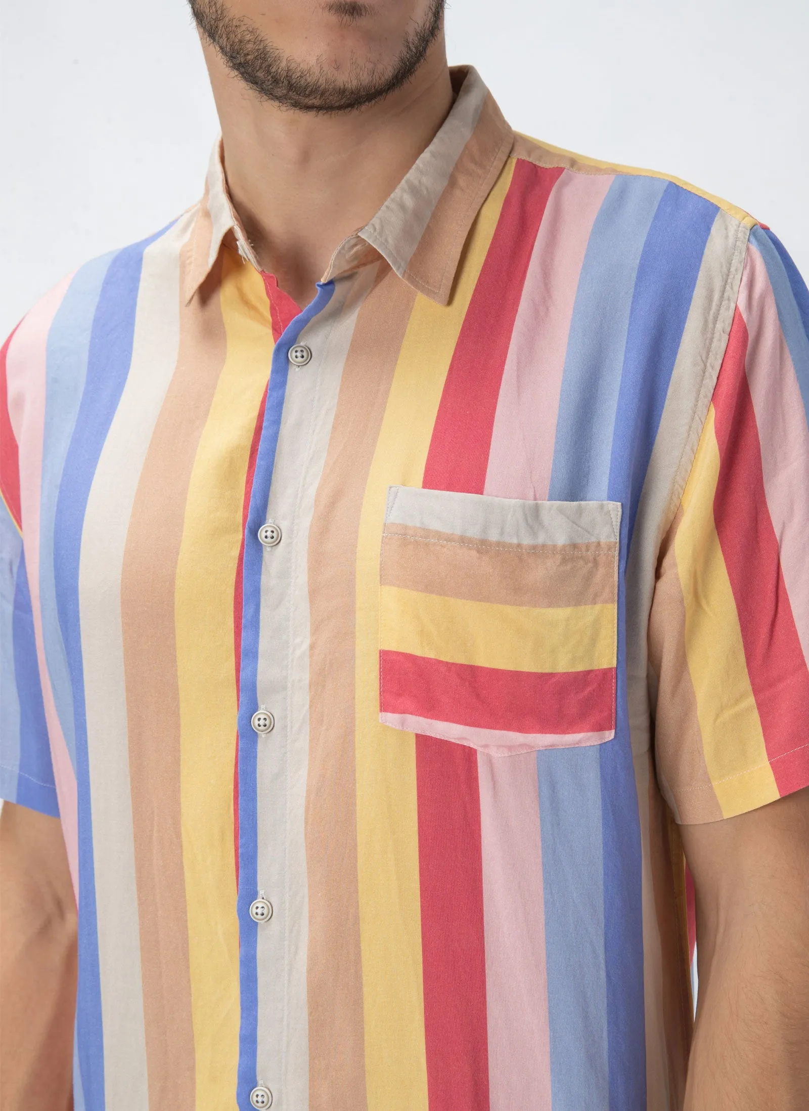 Holiday Short-Sleeve Shirt 70's Stripe - Sale sold by Barney Cools product image thumbnail 3