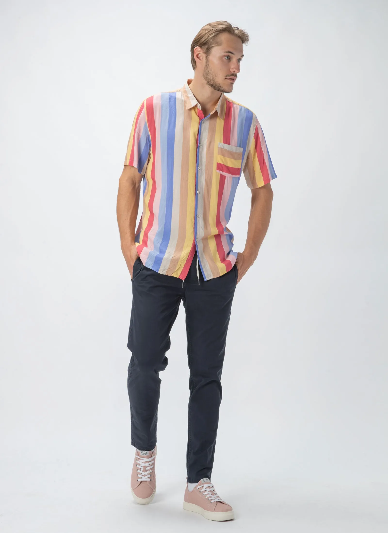 Holiday Short-Sleeve Shirt 70's Stripe - Sale sold by Barney Cools product image thumbnail 2