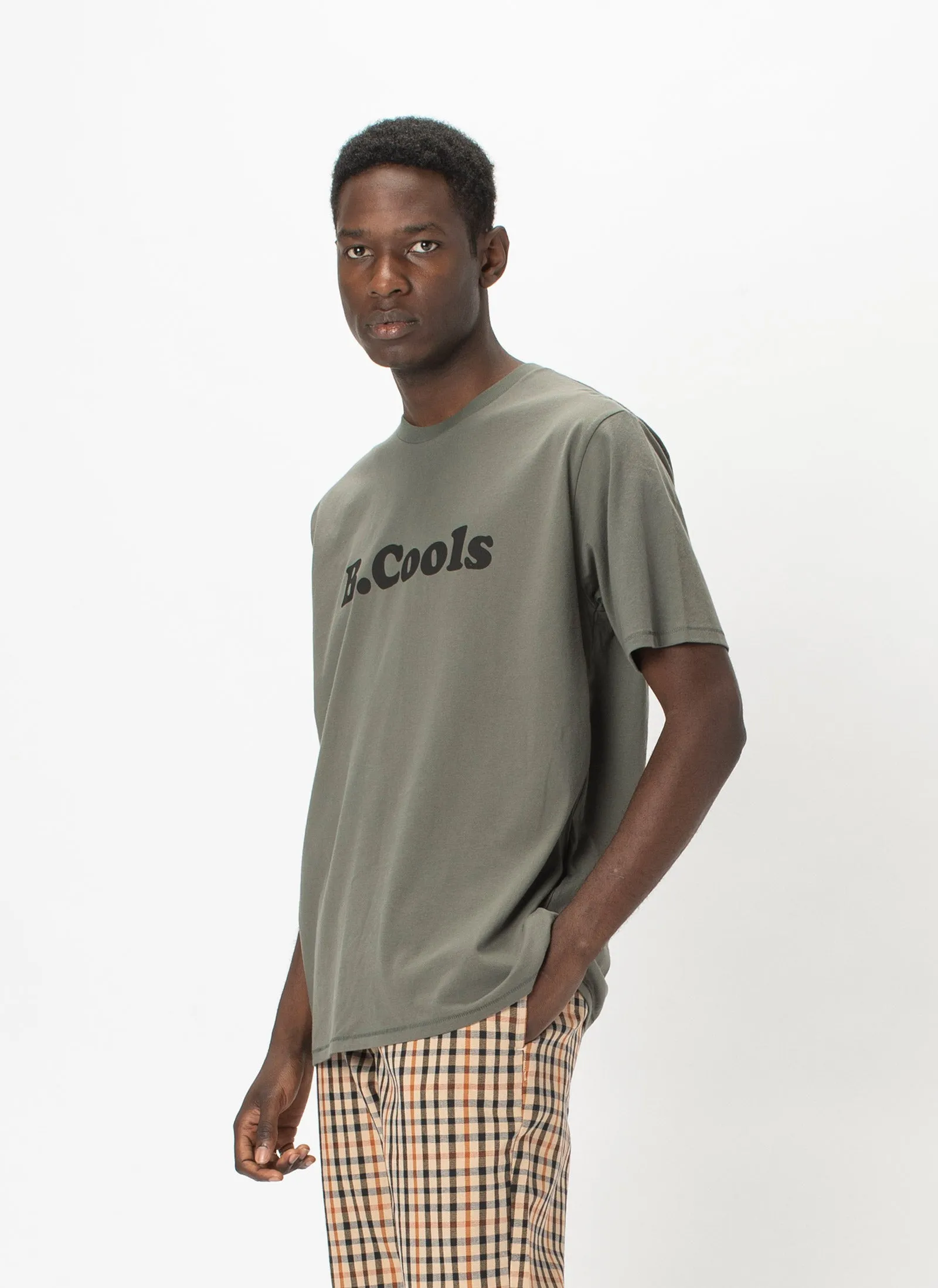 Retro Logo Tee Bottle Green sold by Barney Cools product image thumbnail 3