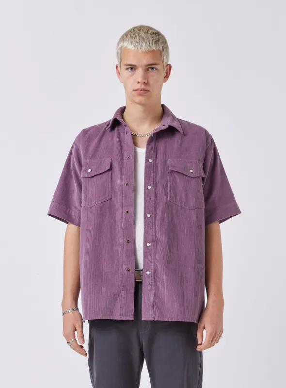 Homie Shirt Dusty Lilac Cord sold by Barney Cools