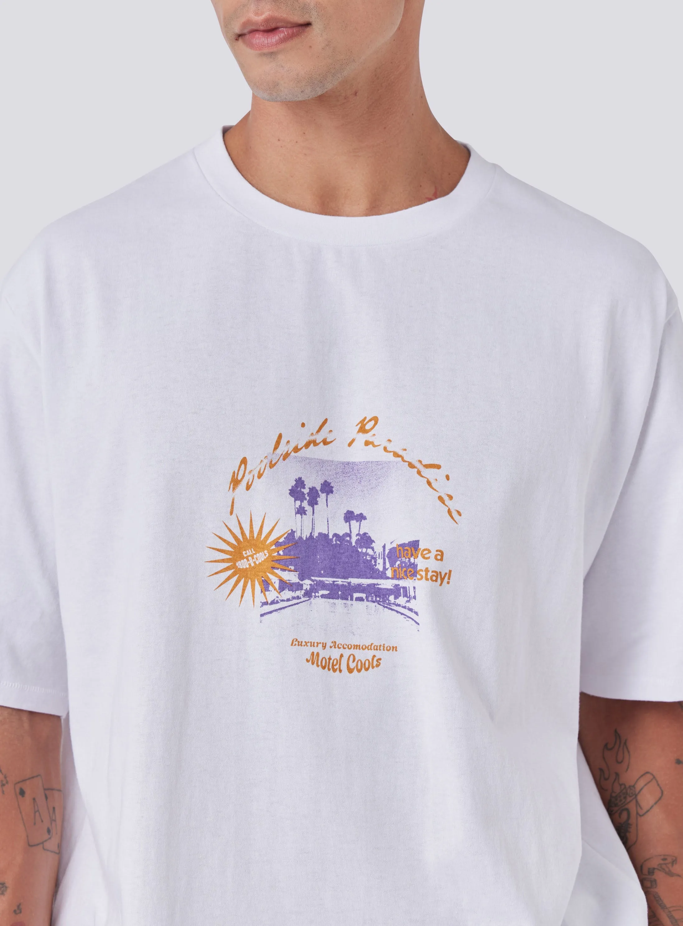Paradise Homie Tee White sold by Barney Cools product image thumbnail 4