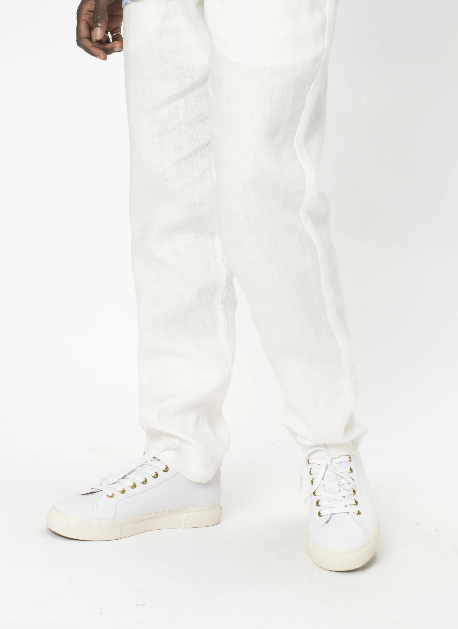 B.Relaxed Pant White Linen sold by Barney Cools product image thumbnail 3