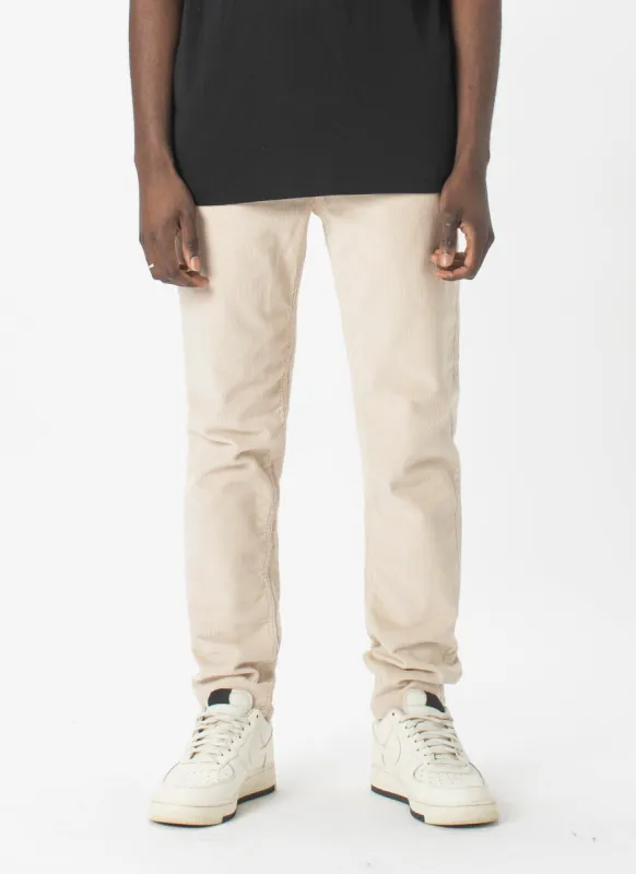 B.Slim Elastic Chino Stone Cord sold by Barney Cools