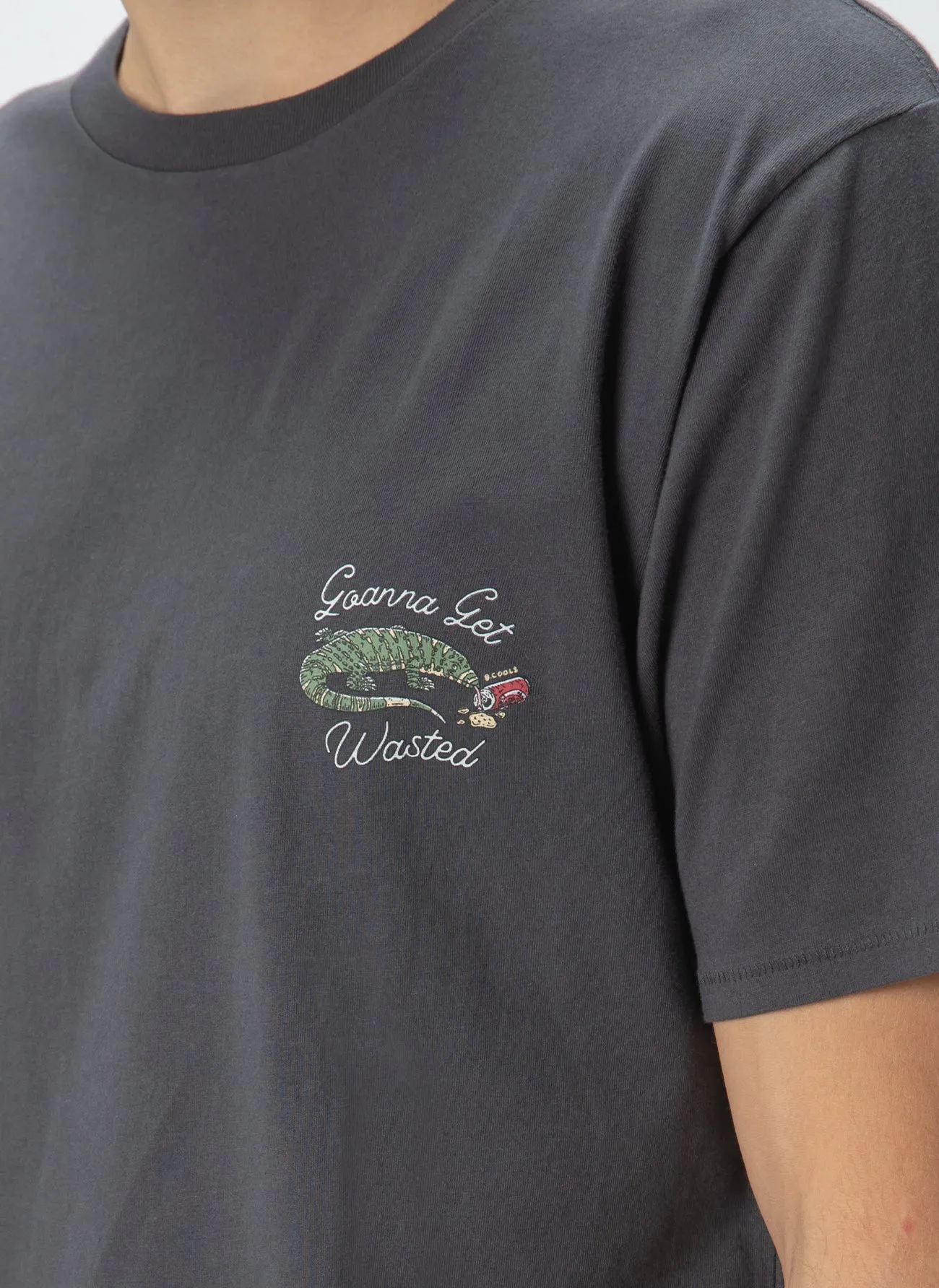 Goanna Tee Pigment Black sold by Barney Cools product image thumbnail 5