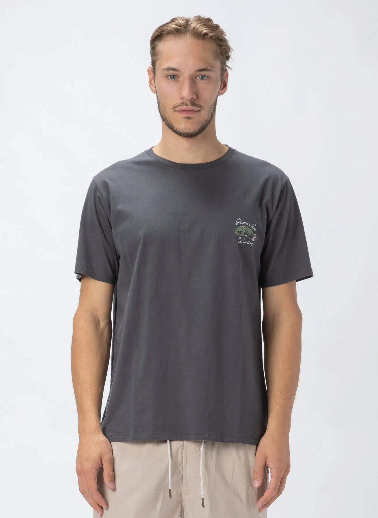 Goanna Tee Pigment Black sold by Barney Cools product image thumbnail 2