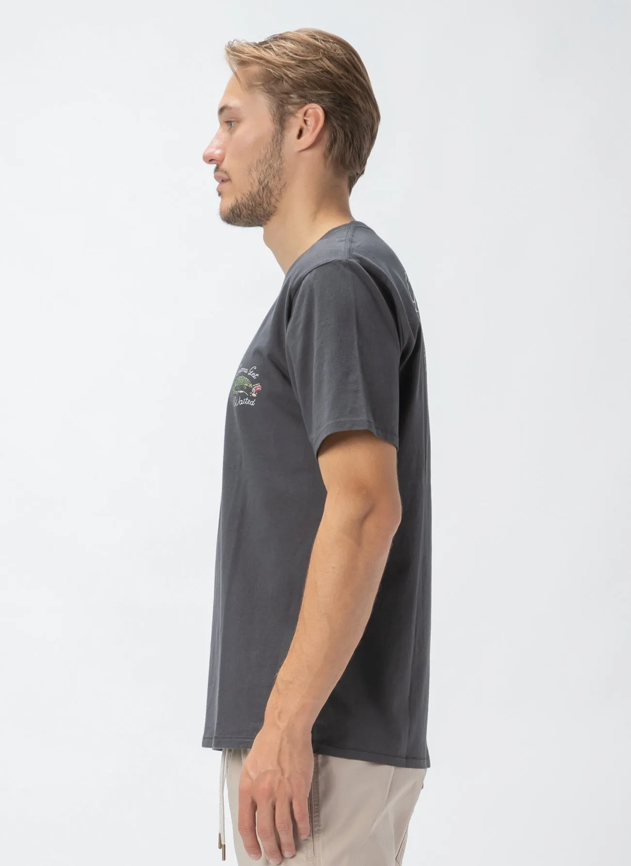 Goanna Tee Pigment Black sold by Barney Cools product image thumbnail 4