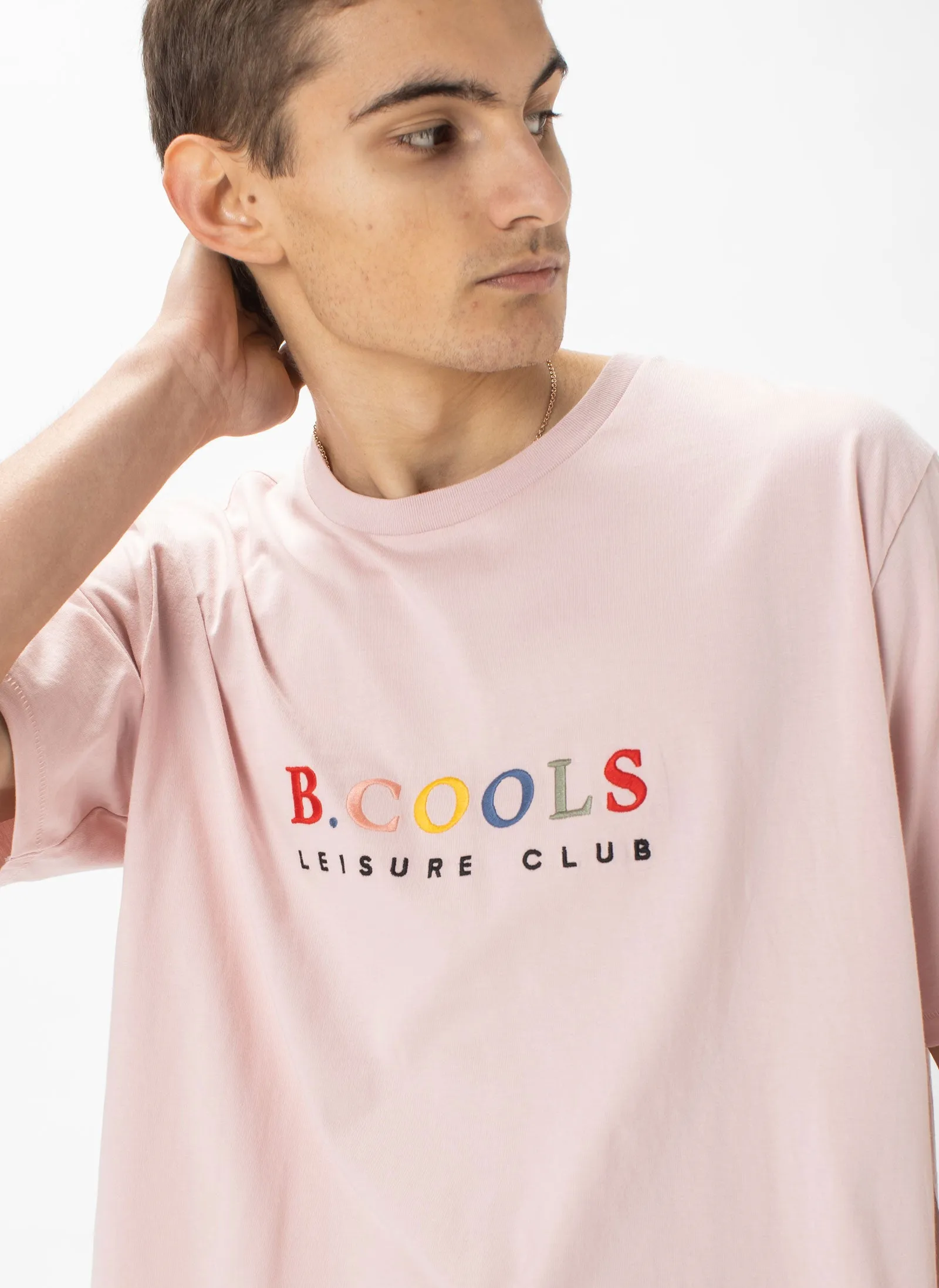 Leisure Club Tee Pink sold by Barney Cools product image thumbnail 5