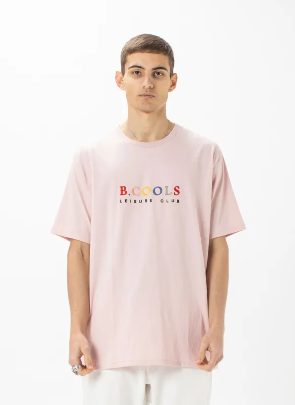Leisure Club Tee Pink sold by Barney Cools