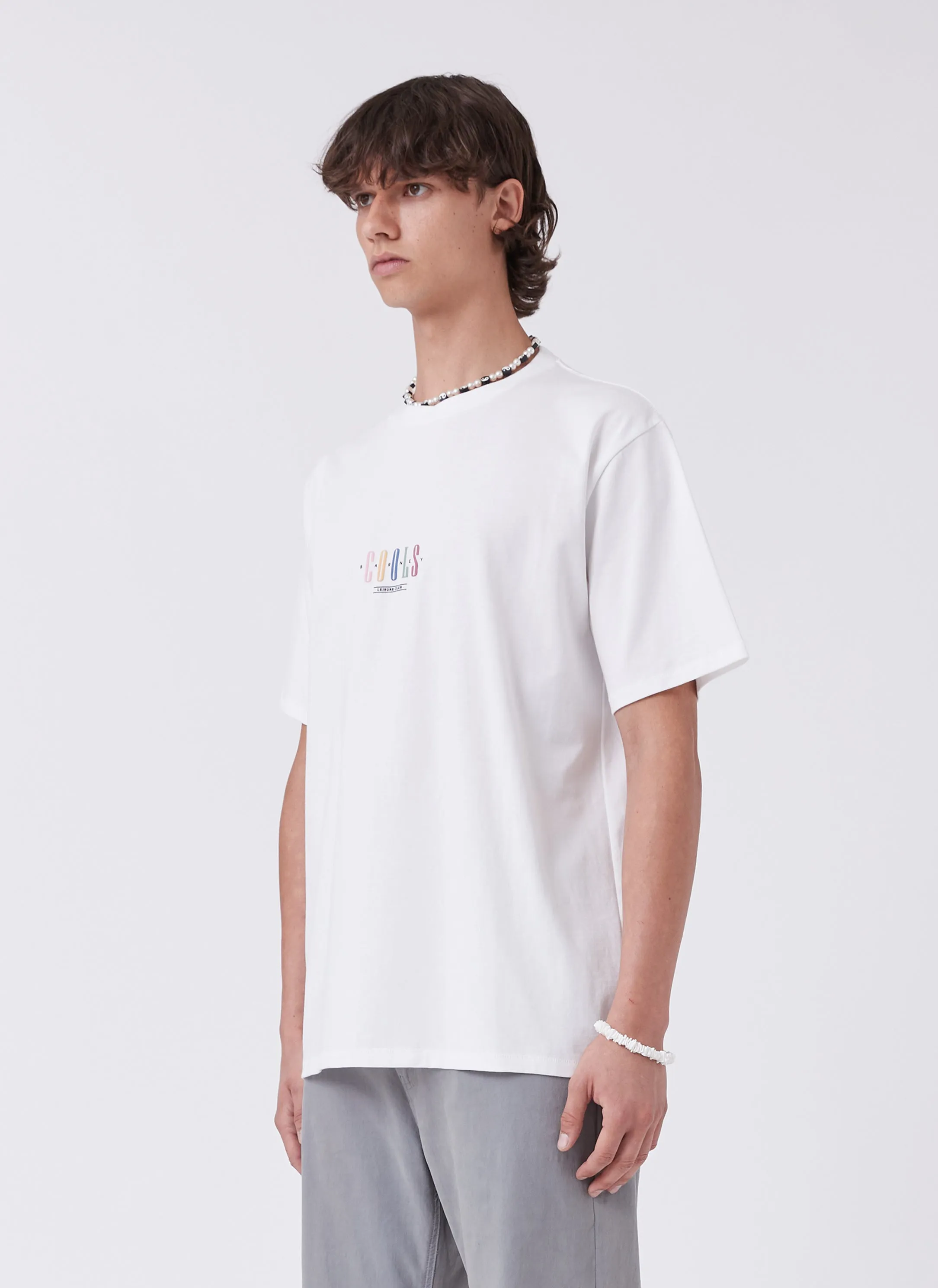 Leisure Club 2.0 Tee White sold by Barney Cools product image thumbnail 4