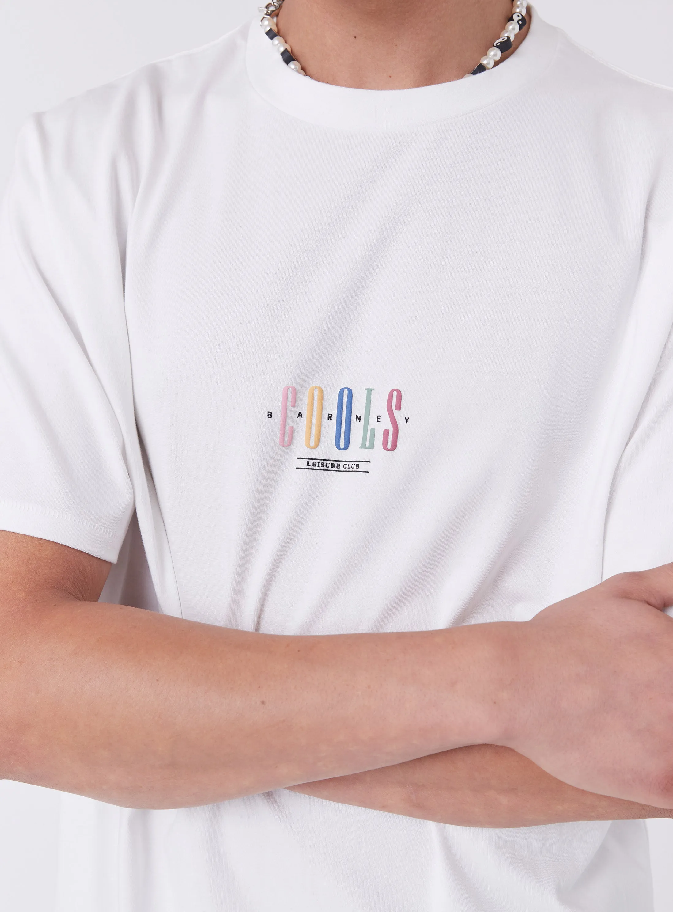 Leisure Club 2.0 Tee White sold by Barney Cools product image thumbnail 3