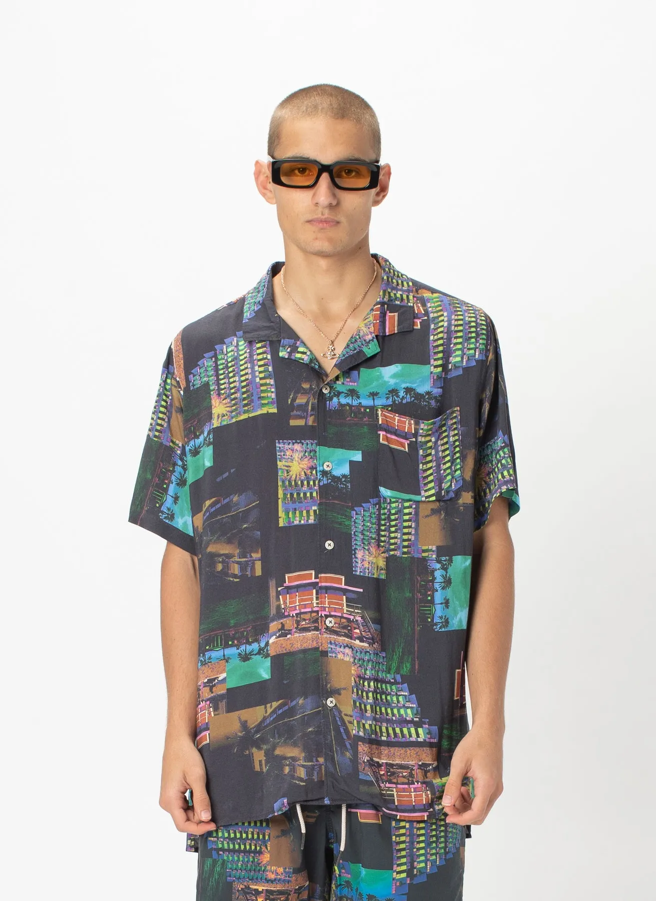 Holiday Camp-Collar Shirt Miami Night - Sale sold by Barney Cools