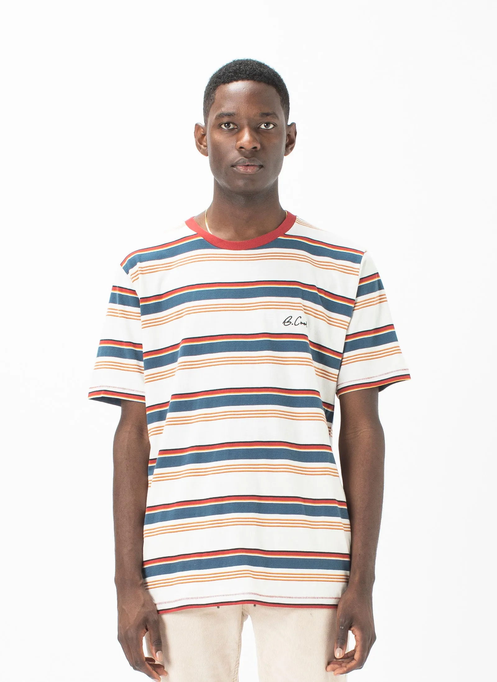 B.Cools Embro Tee Sahara Stripe sold by Barney Cools