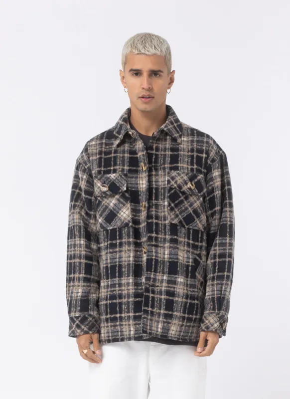 Holland Jacket Slate Plaid sold by Barney Cools