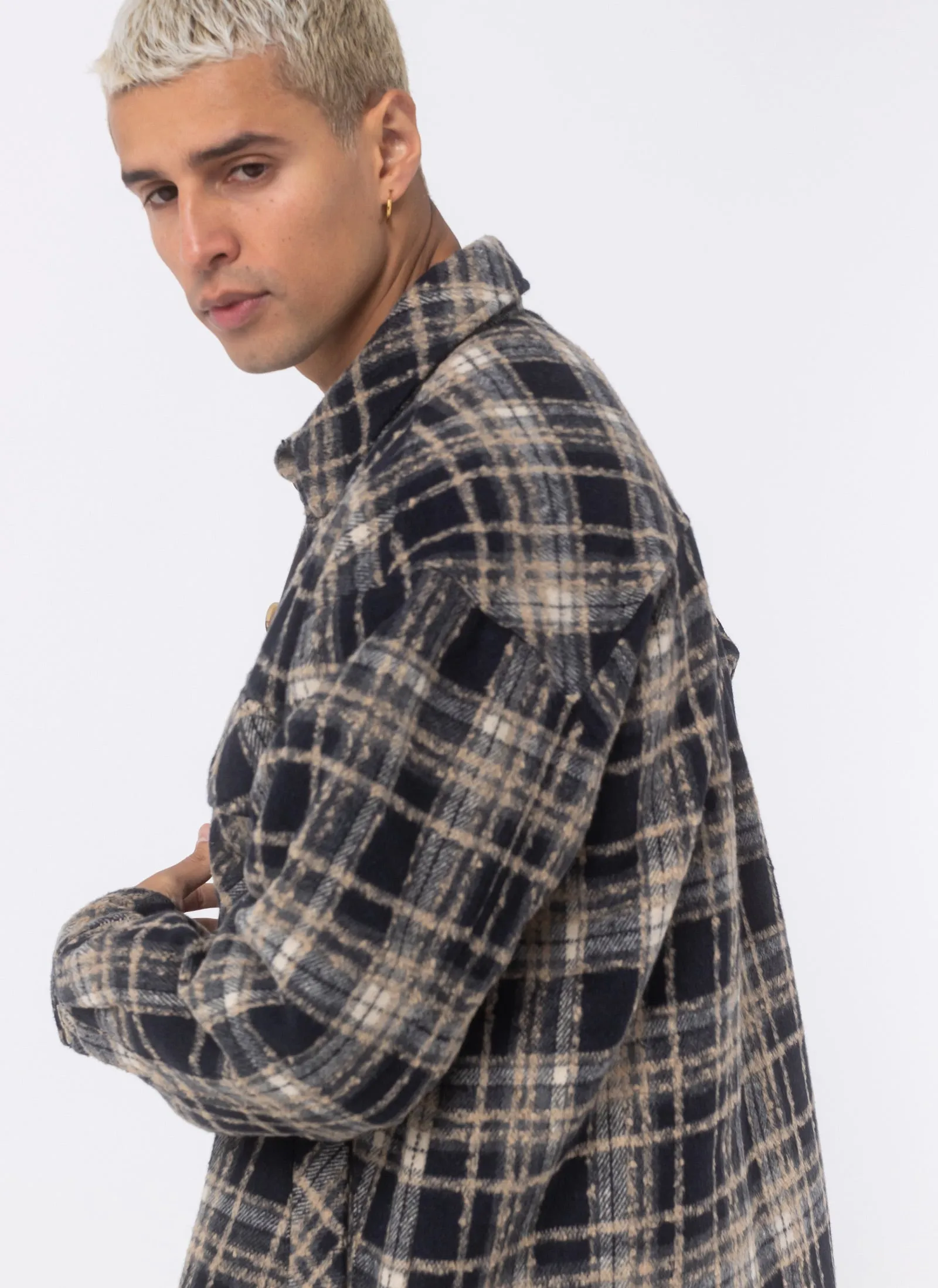 Holland Jacket Slate Plaid sold by Barney Cools product image thumbnail 2