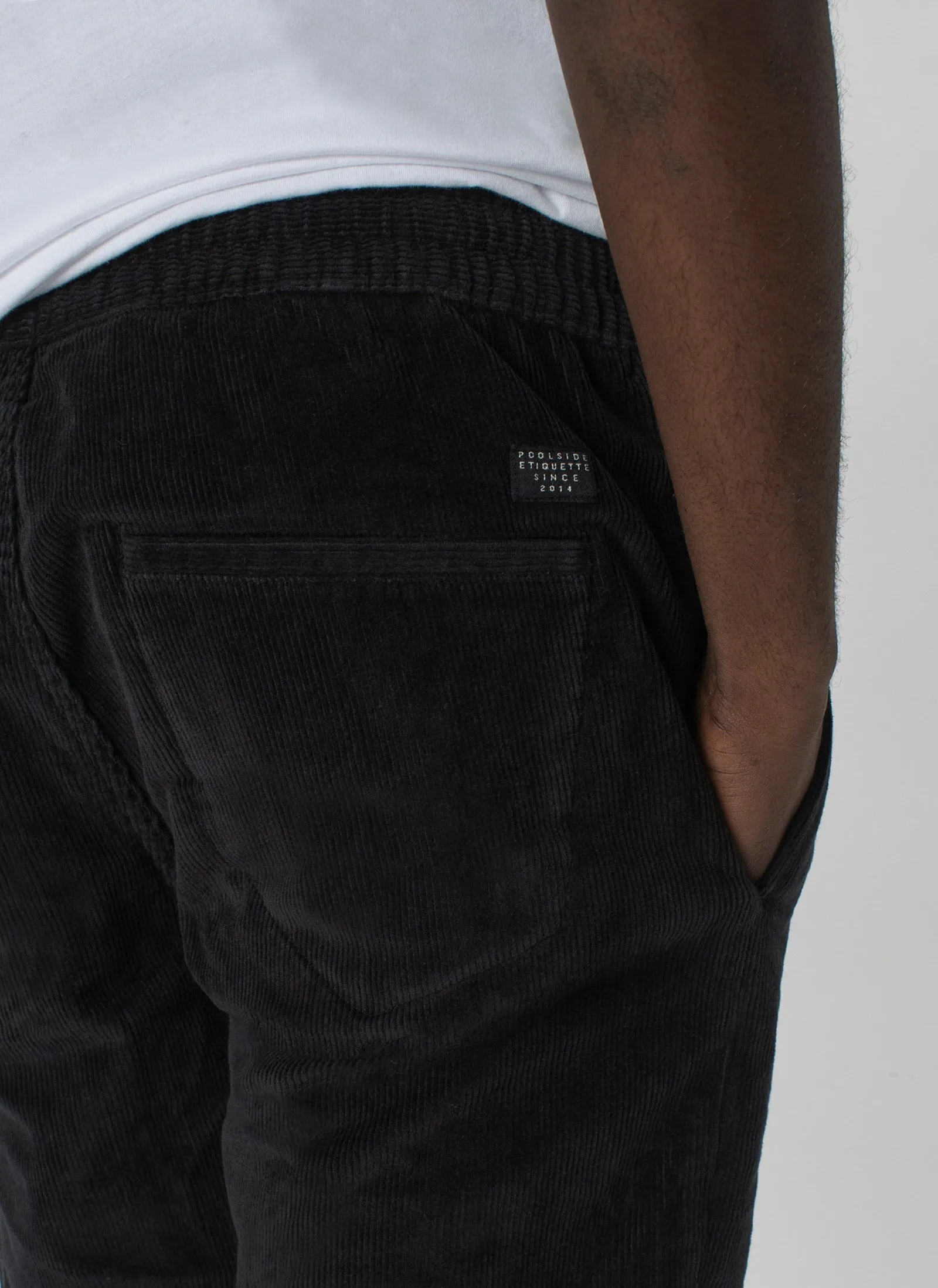 B.Slim Elastic Chino Black Cord sold by Barney Cools product image thumbnail 3