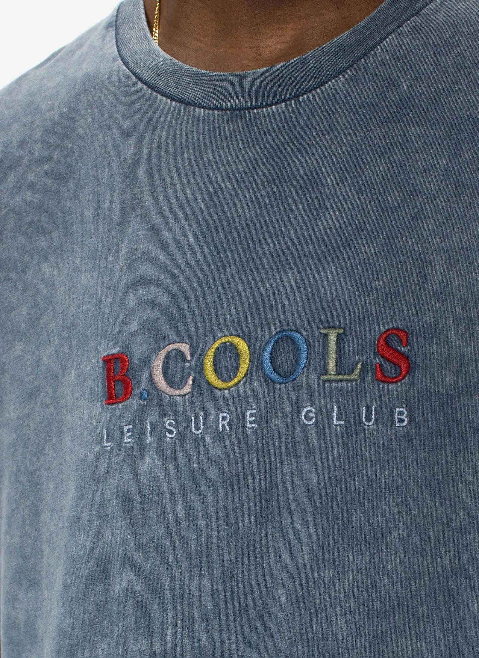 Leisure Club Homie Tee Navy Acid sold by Barney Cools product image thumbnail 2