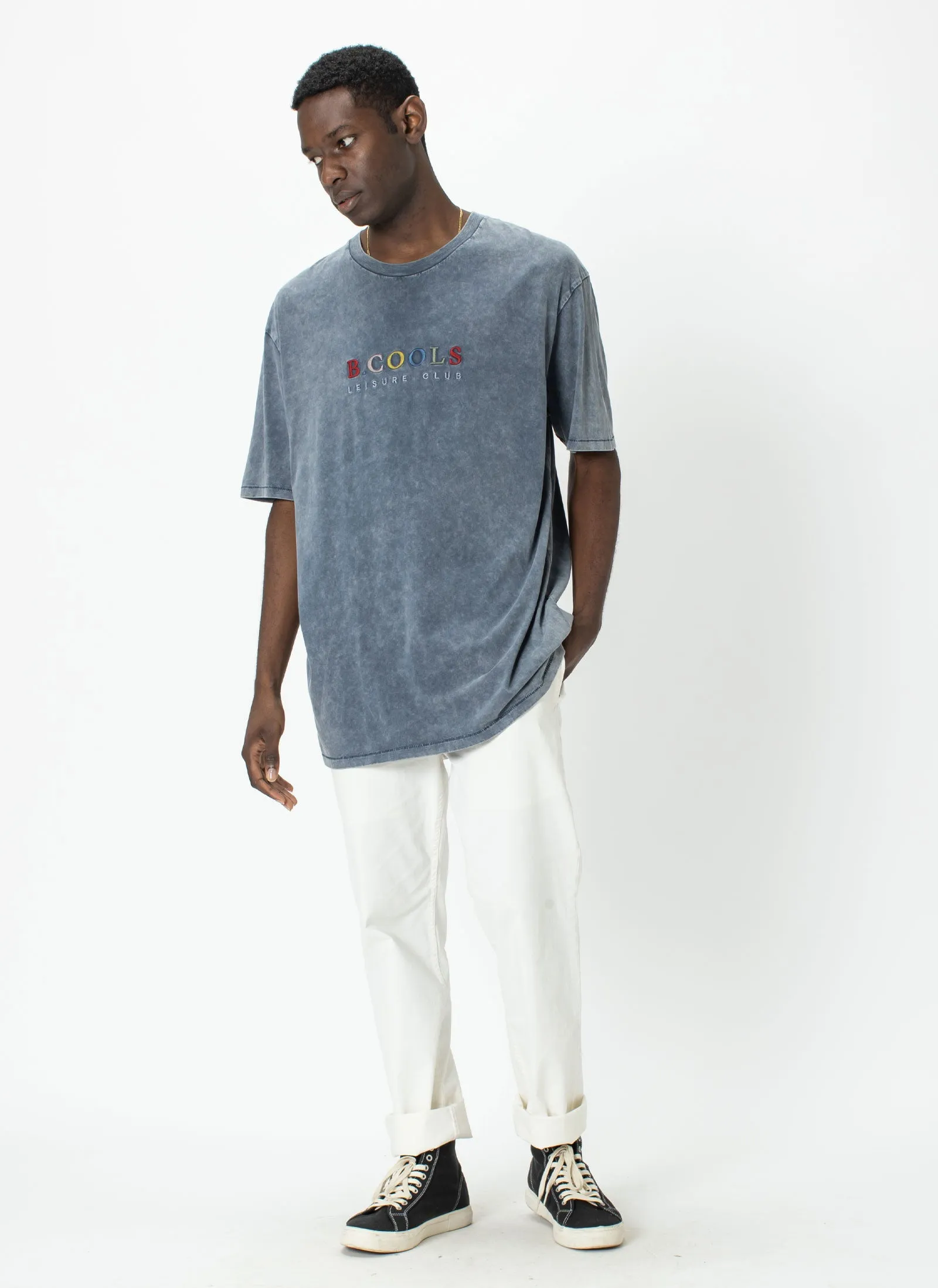 Leisure Club Homie Tee Navy Acid sold by Barney Cools product image thumbnail 5