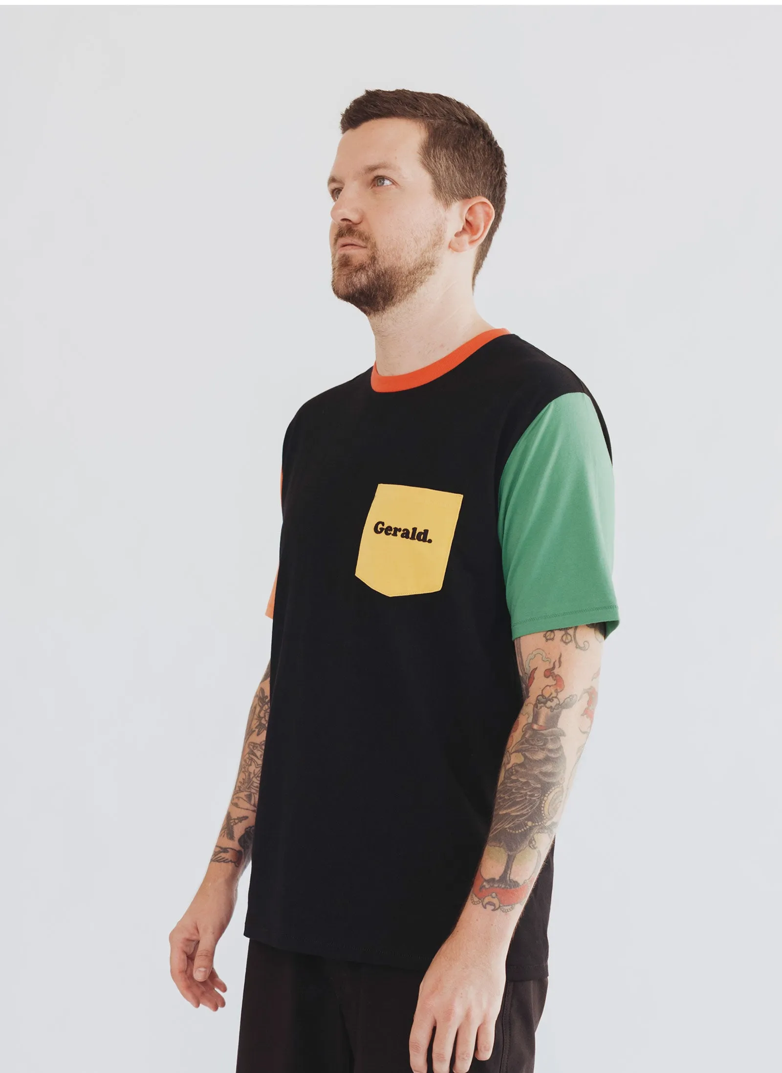 Gerald Tee Colour Block sold by Barney Cools product image thumbnail 3
