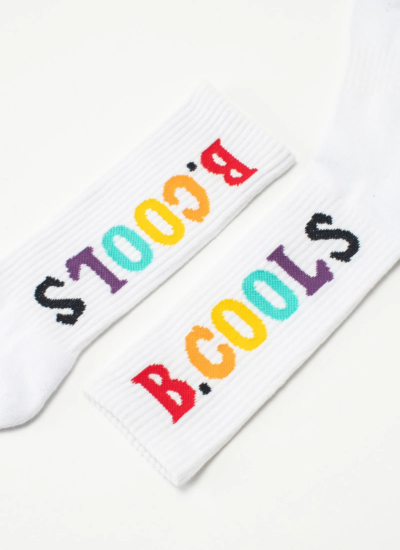 B.Bold 2 Pack Socks White/Black sold by Barney Cools product image thumbnail 2