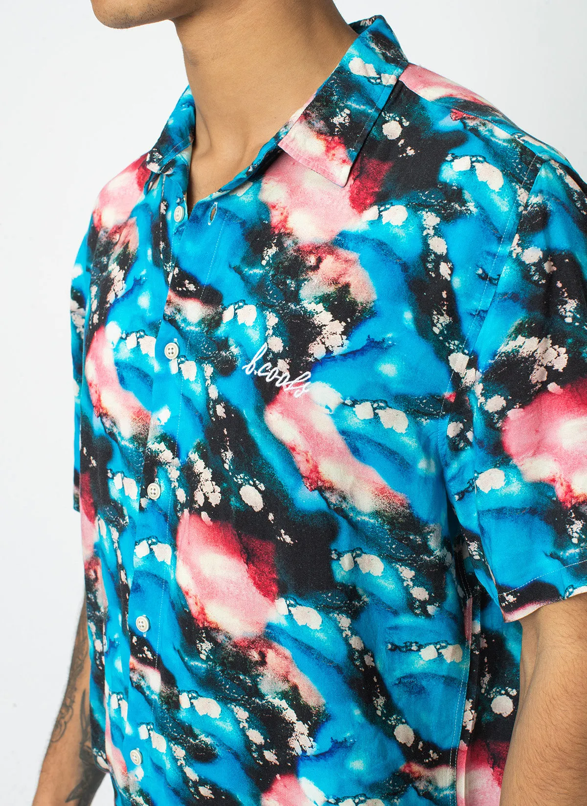 Holiday Short Sleeve Shirt Blue Marble - Sale sold by Barney Cools product image thumbnail 2