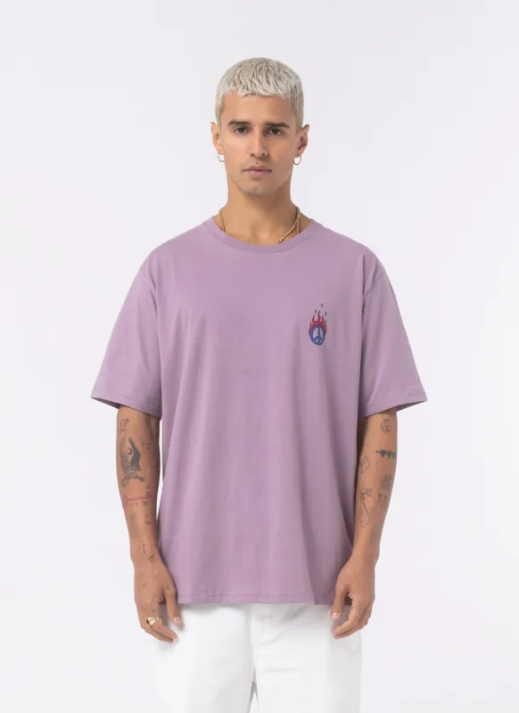 More Waves Tee Dusty Lilac sold by Barney Cools