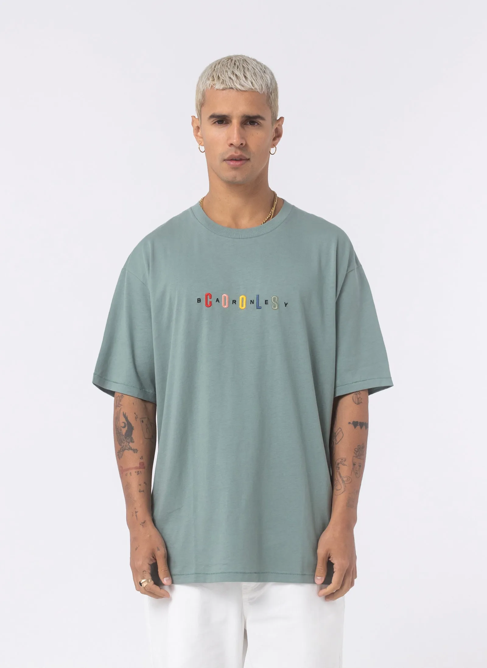 90s Homie Tee Emerald sold by Barney Cools