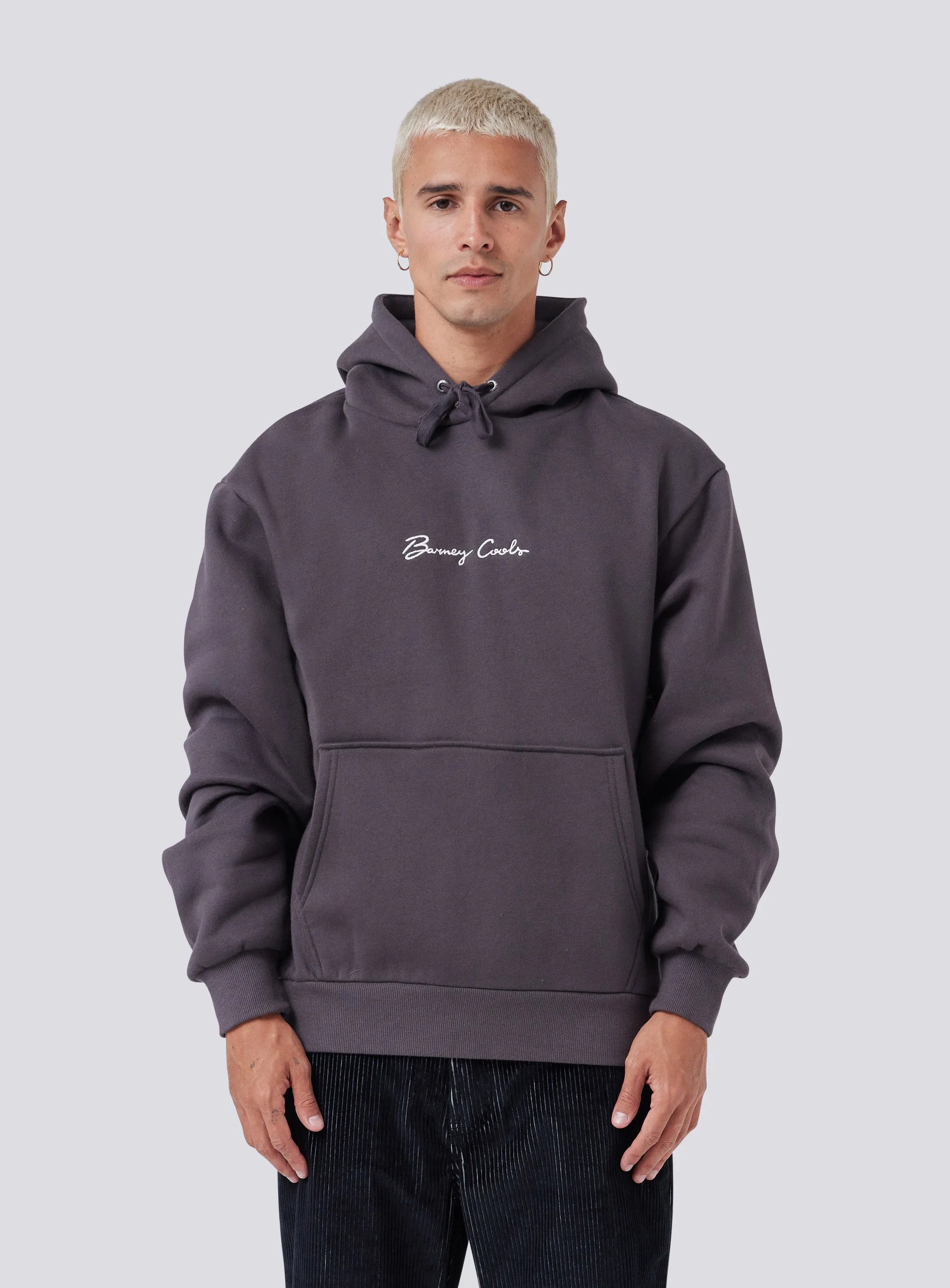 Logo Hood Pigment Black sold by Barney Cools